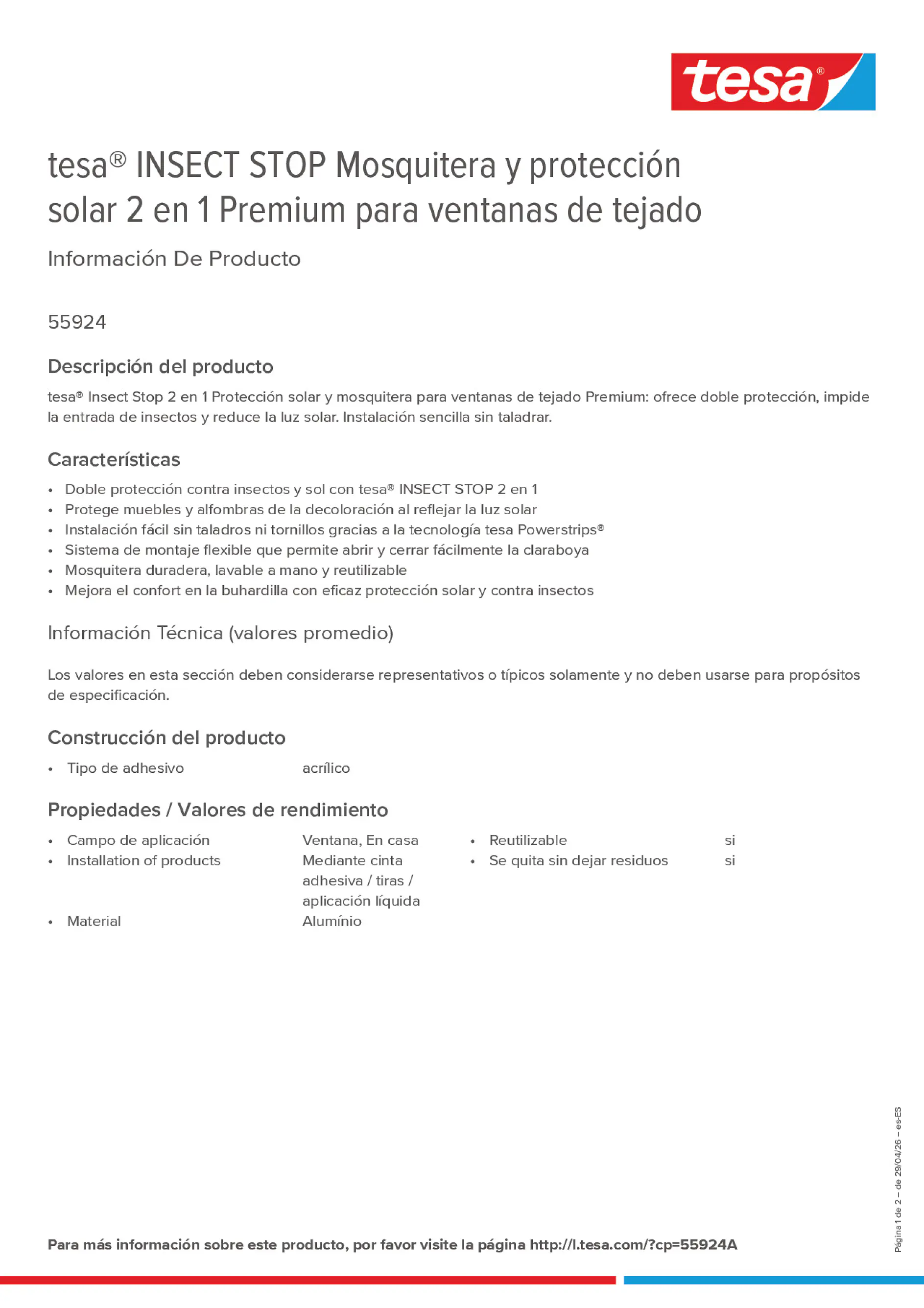 Product information_tesa® 55924A_es-ES