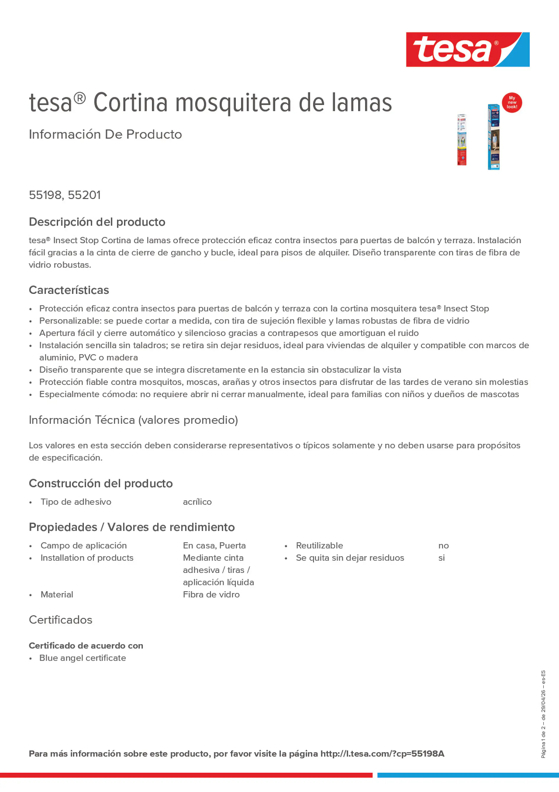 Product information_tesa® 55198A_es-ES