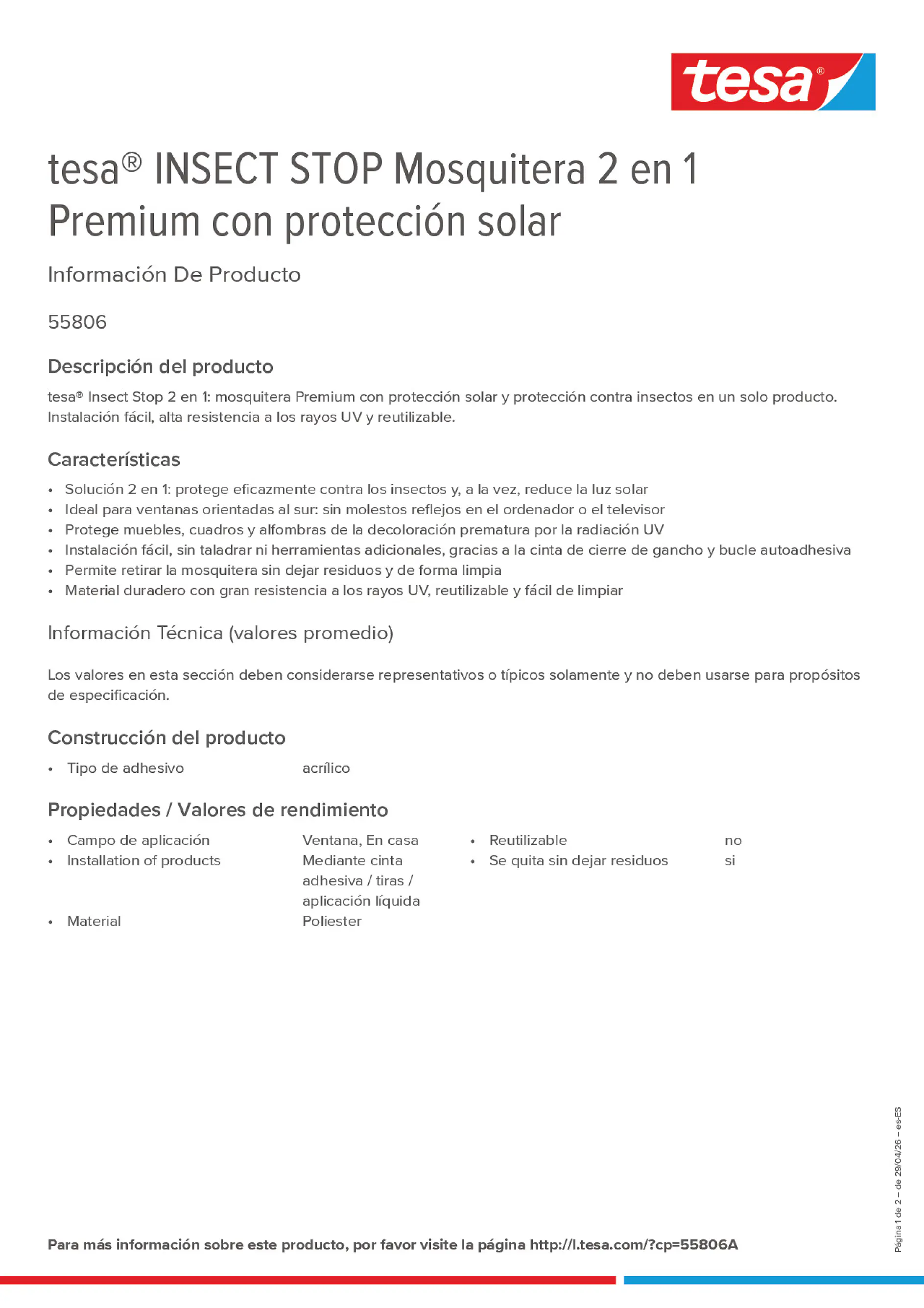 Product information_tesa® 55806A_es-ES