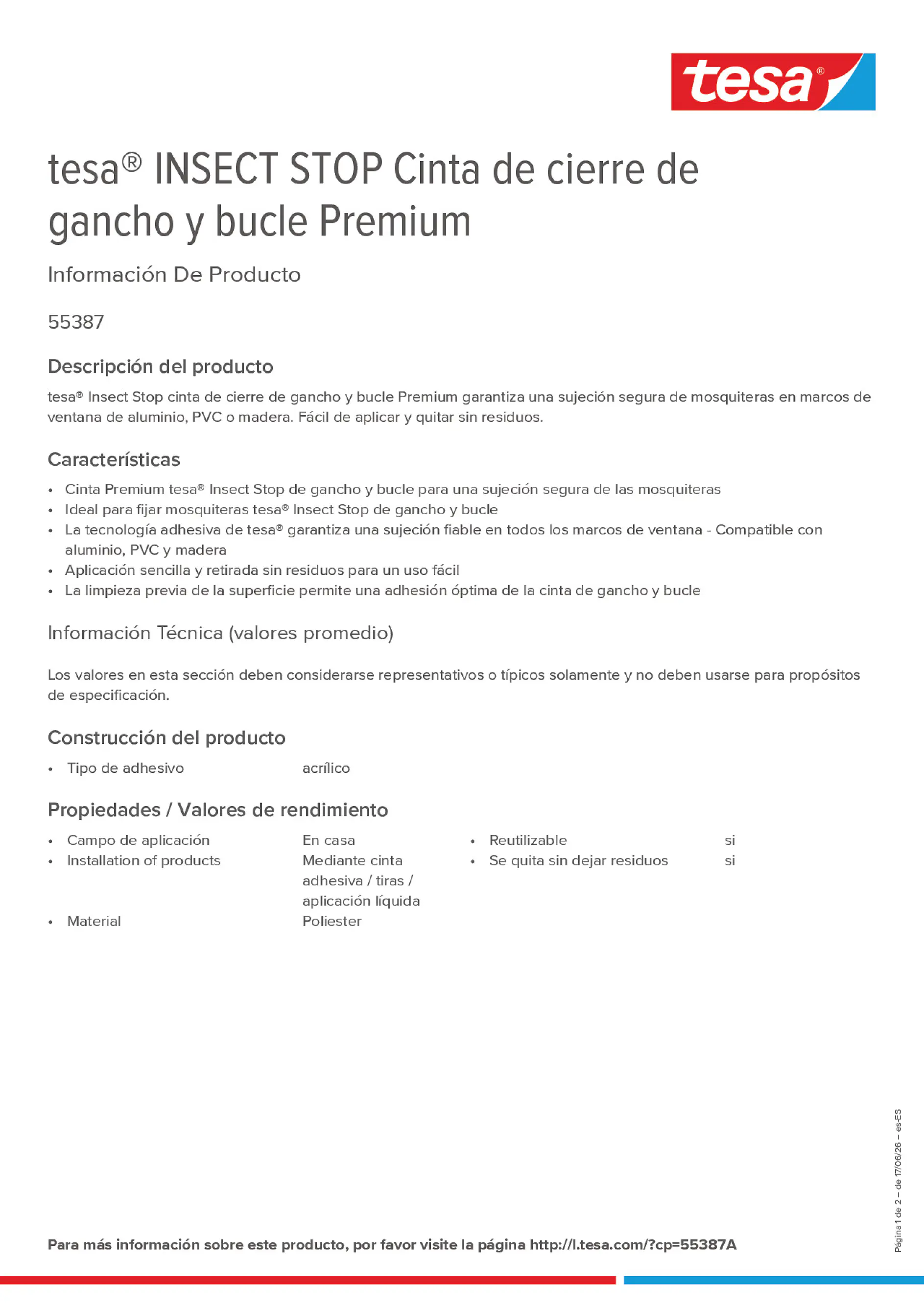 Product information_tesa® 55387A_es-ES