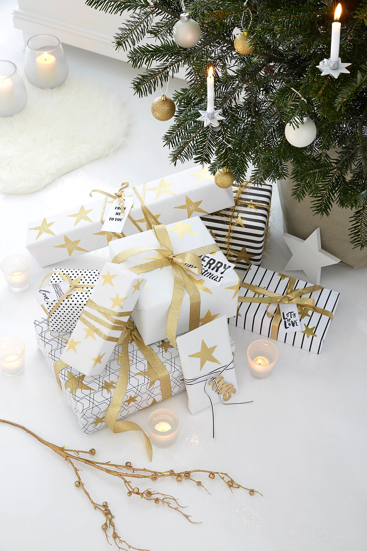 Enjoy your golden gift wrapping!