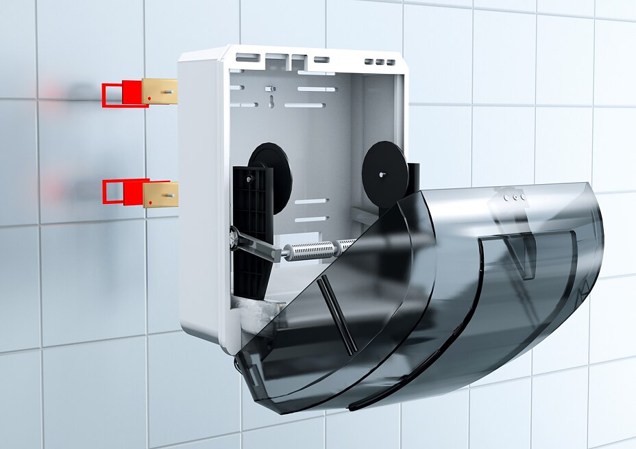 tesa-powerkit-towel-dispenser-for-hygiene-industry-illustration tesa-powerkit-towel-dispenser-for-hygiene-industry-illustration