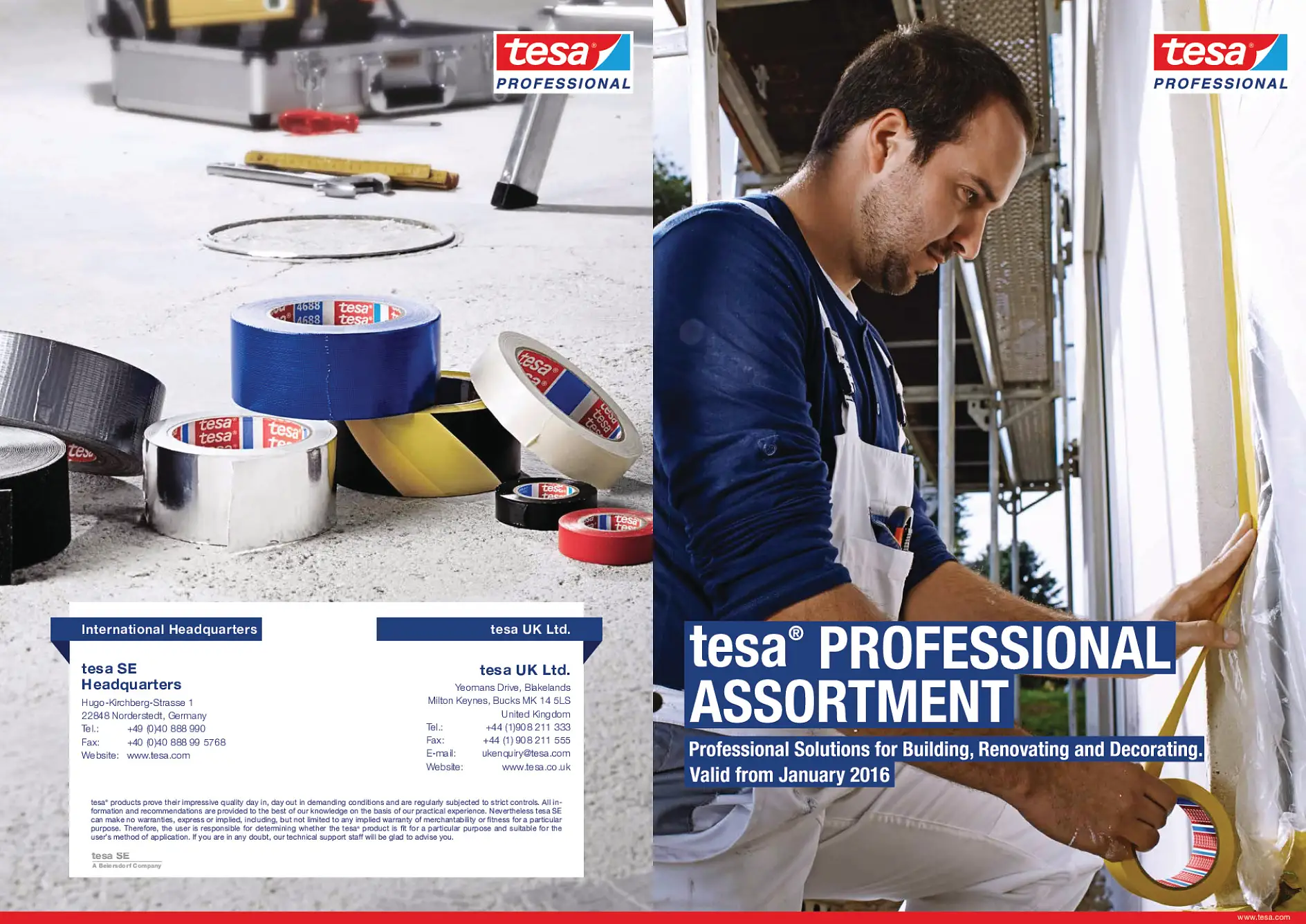 All professional products by tesa.