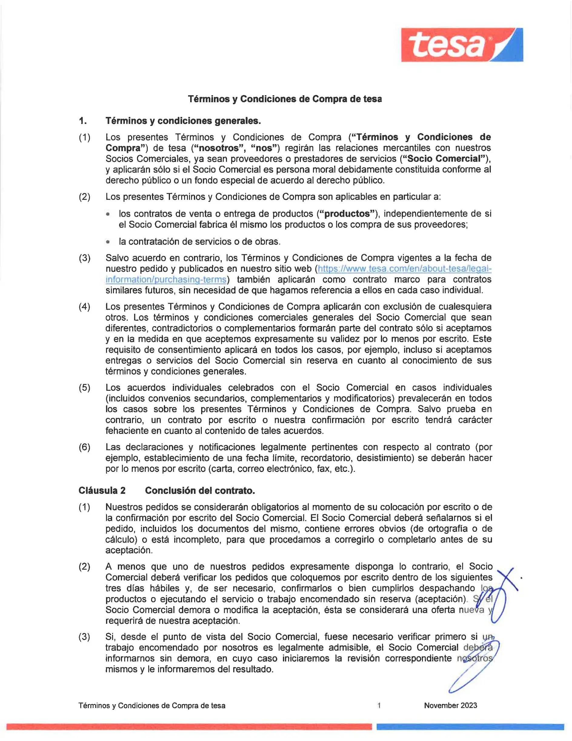 Términos y Condiciones de Compra - ESP