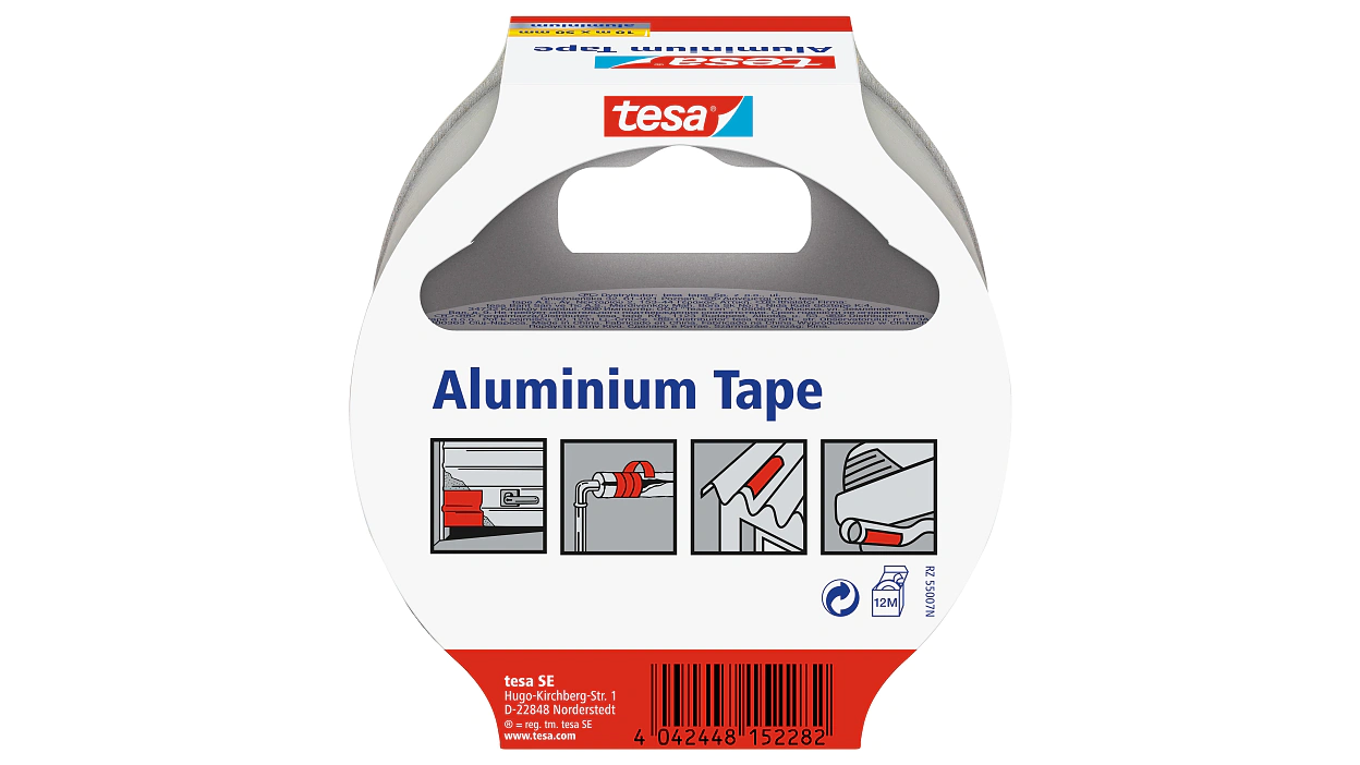[en-en] tesa ALU TAPE STRONG, 50UM, NO LINER,10MX50MM