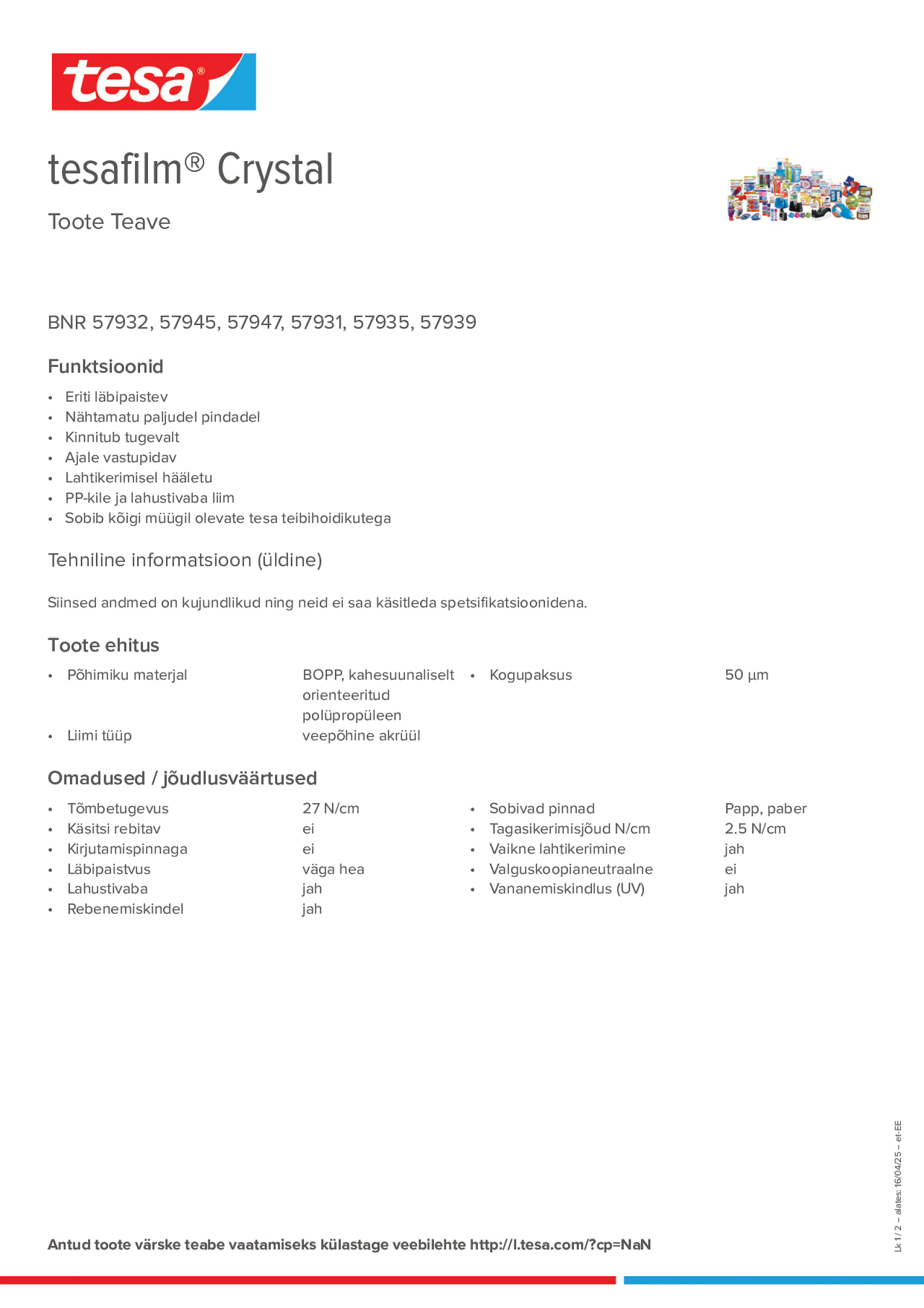 Product information_tesafilm® 57928_et-EE