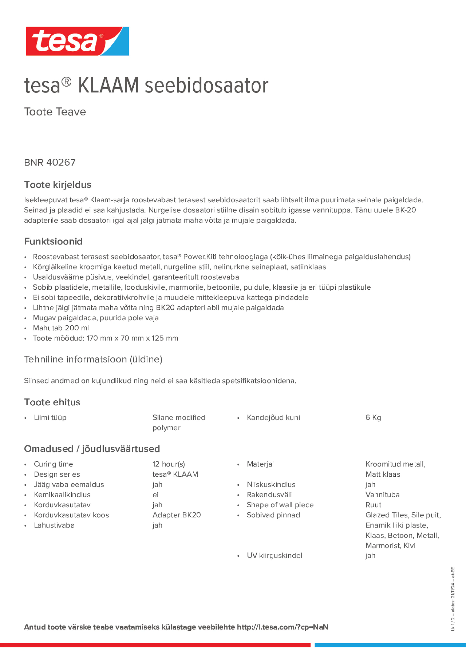 Product information_tesa® 40267_et-EE