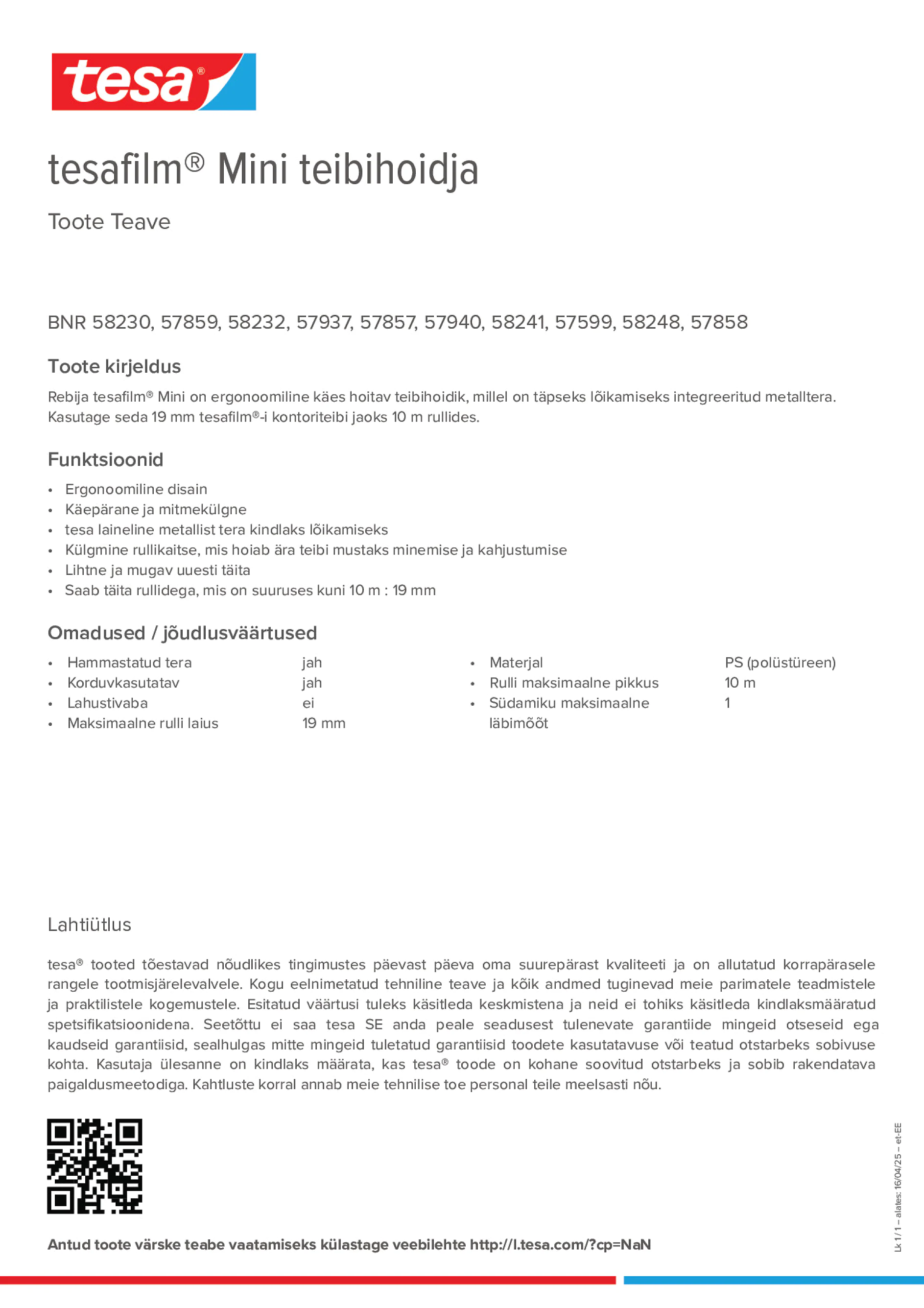 Product information_tesafilm® 57599_et-EE