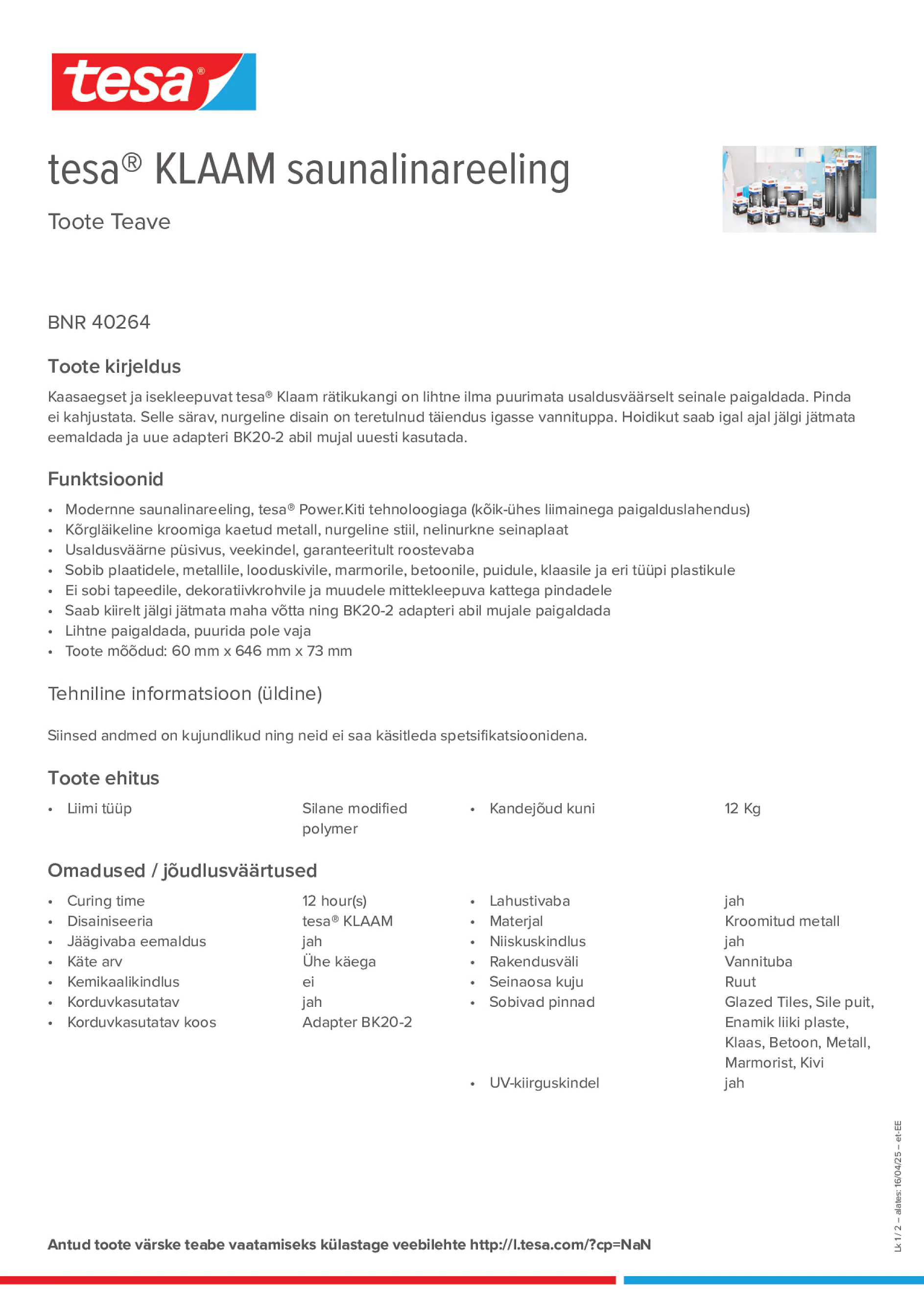 Product information_tesa® 40264_et-EE