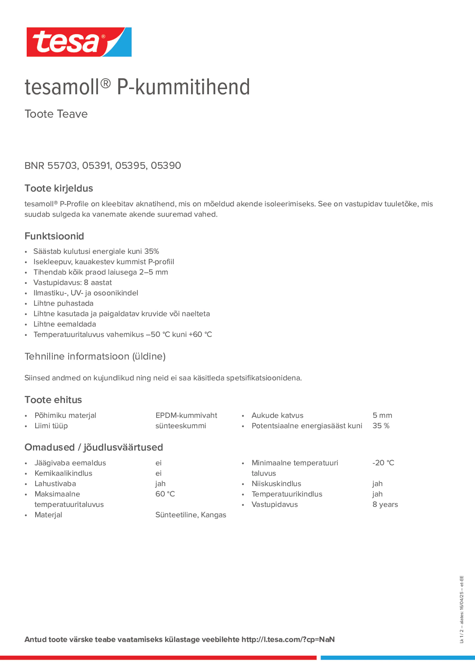 Product information_tesamoll® 5366_et-EE
