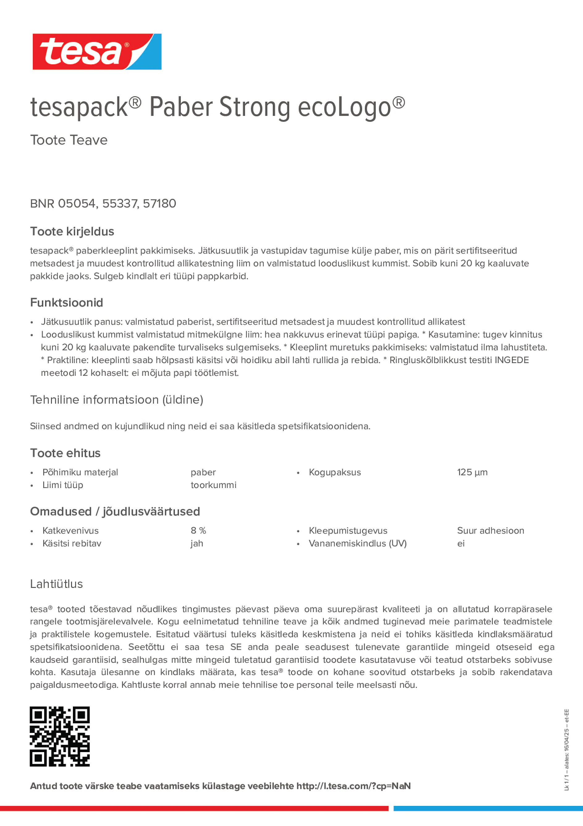 Product information_tesapack® 05054_et-EE