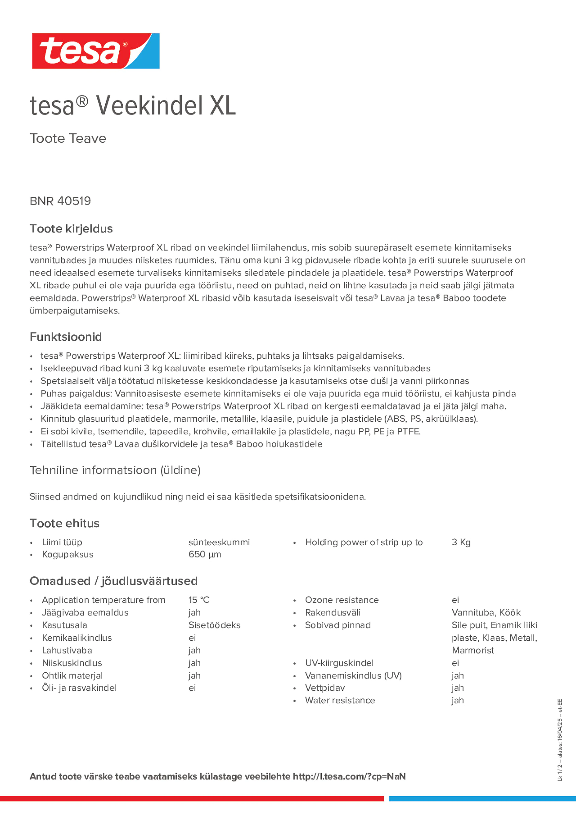 Product information_tesa® 40519_et-EE