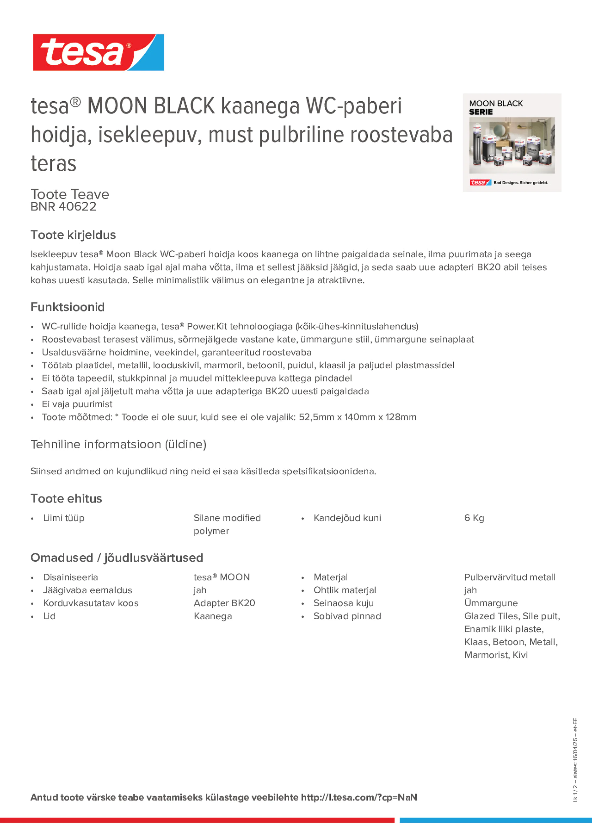 Product information_tesa® 40622_et-EE