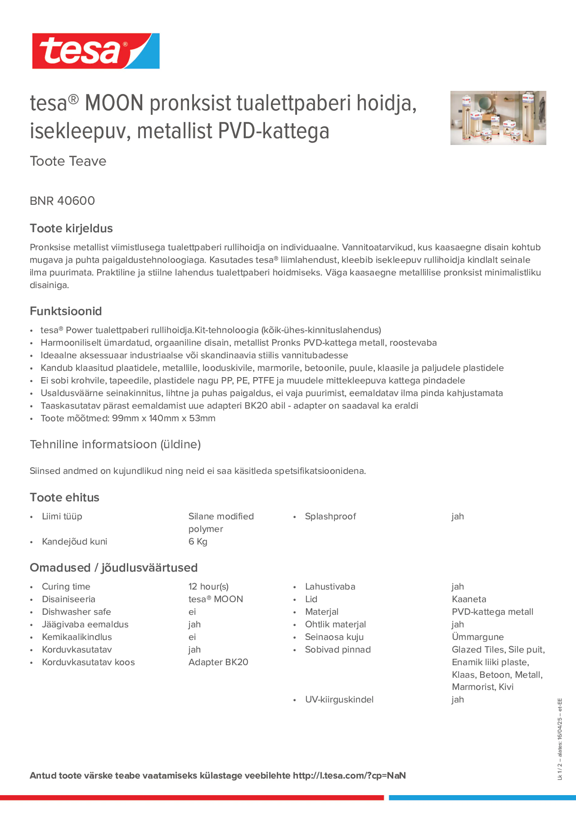 Product information_tesa® 40600_et-EE