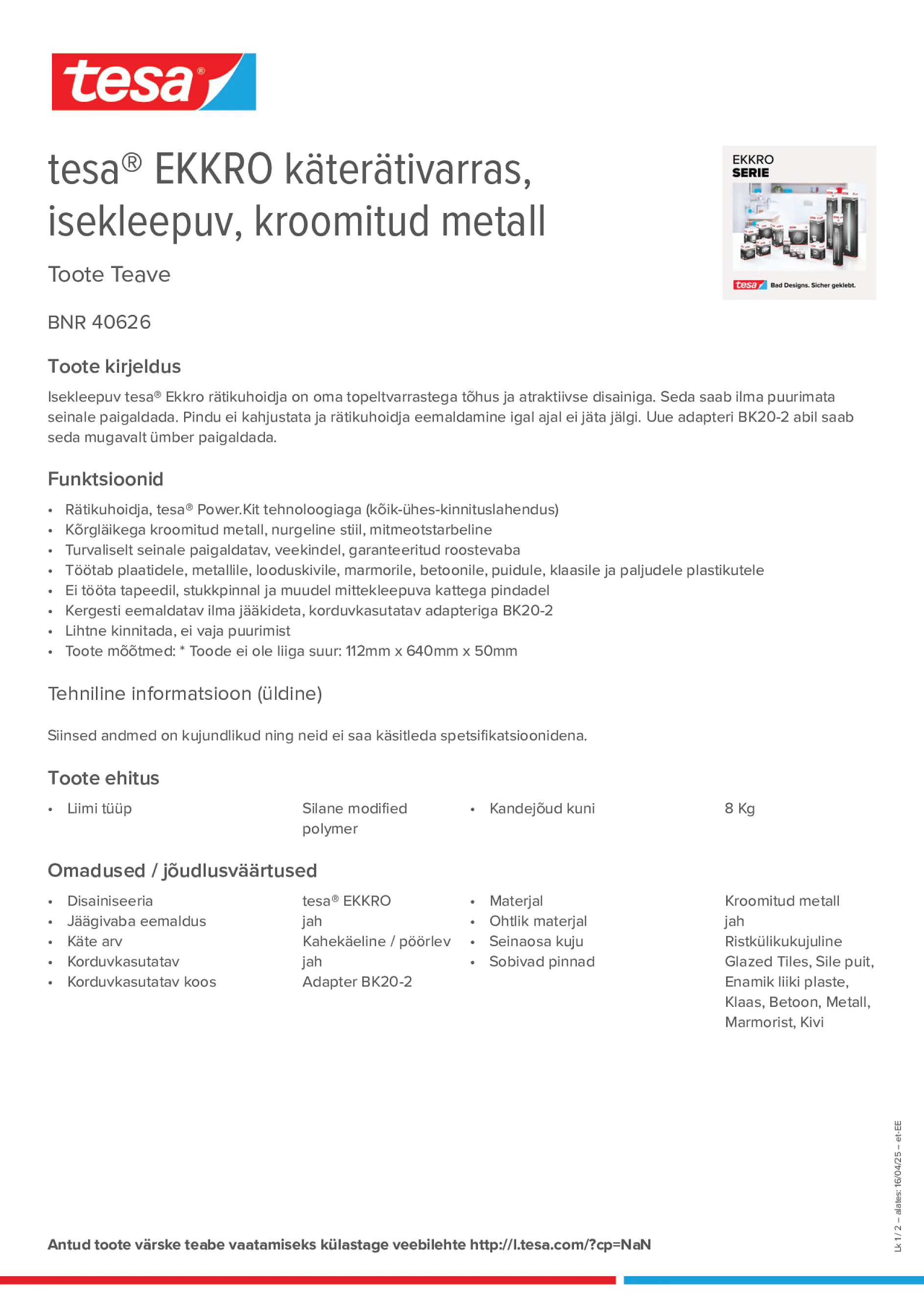 Product information_tesa® 40626_et-EE