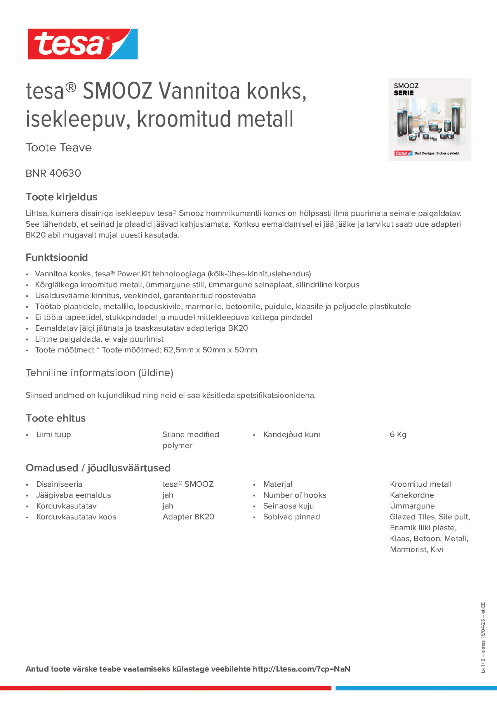 Product information_tesa® 40630_et-EE