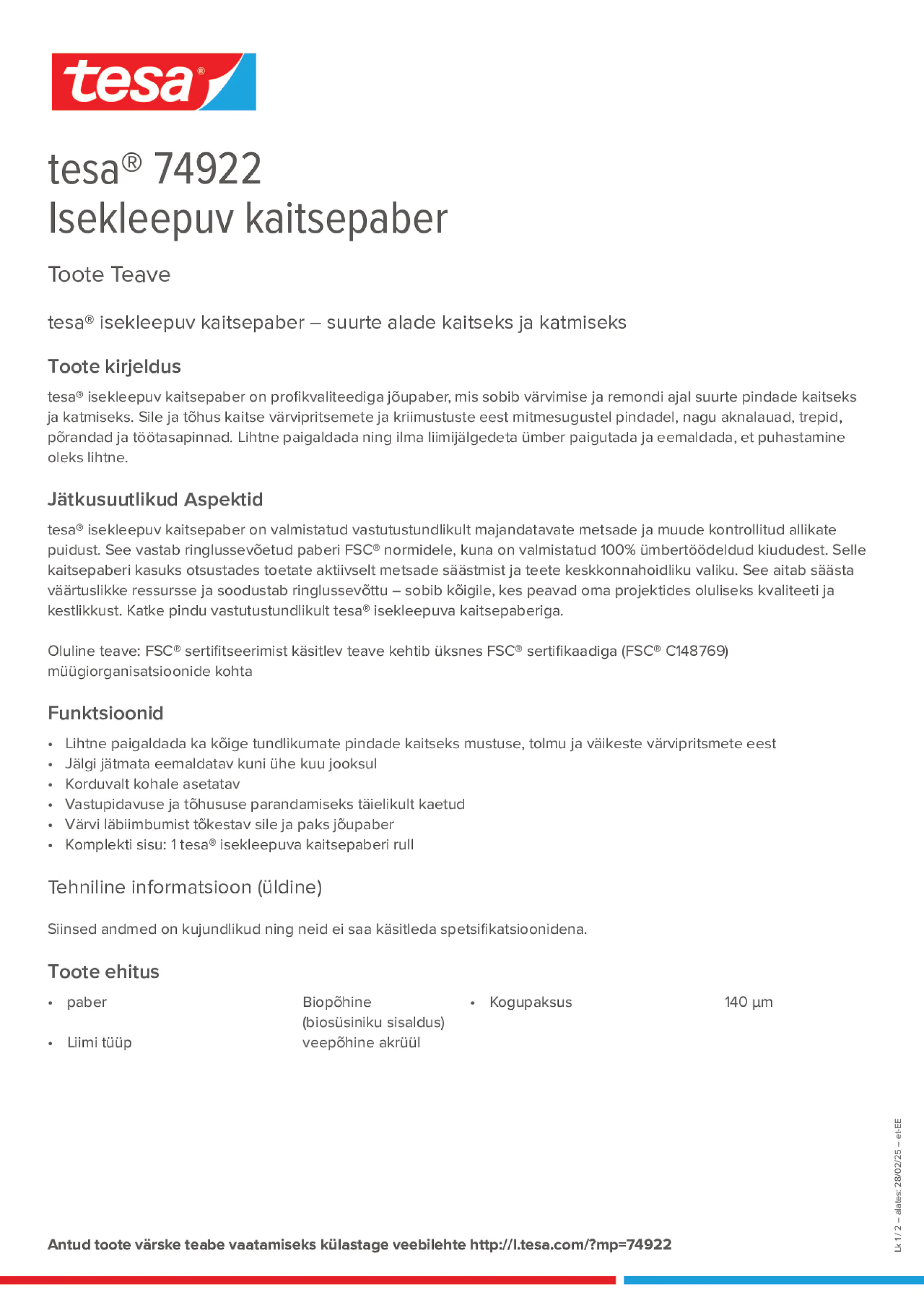 Product information_tesa® 74922_et-EE