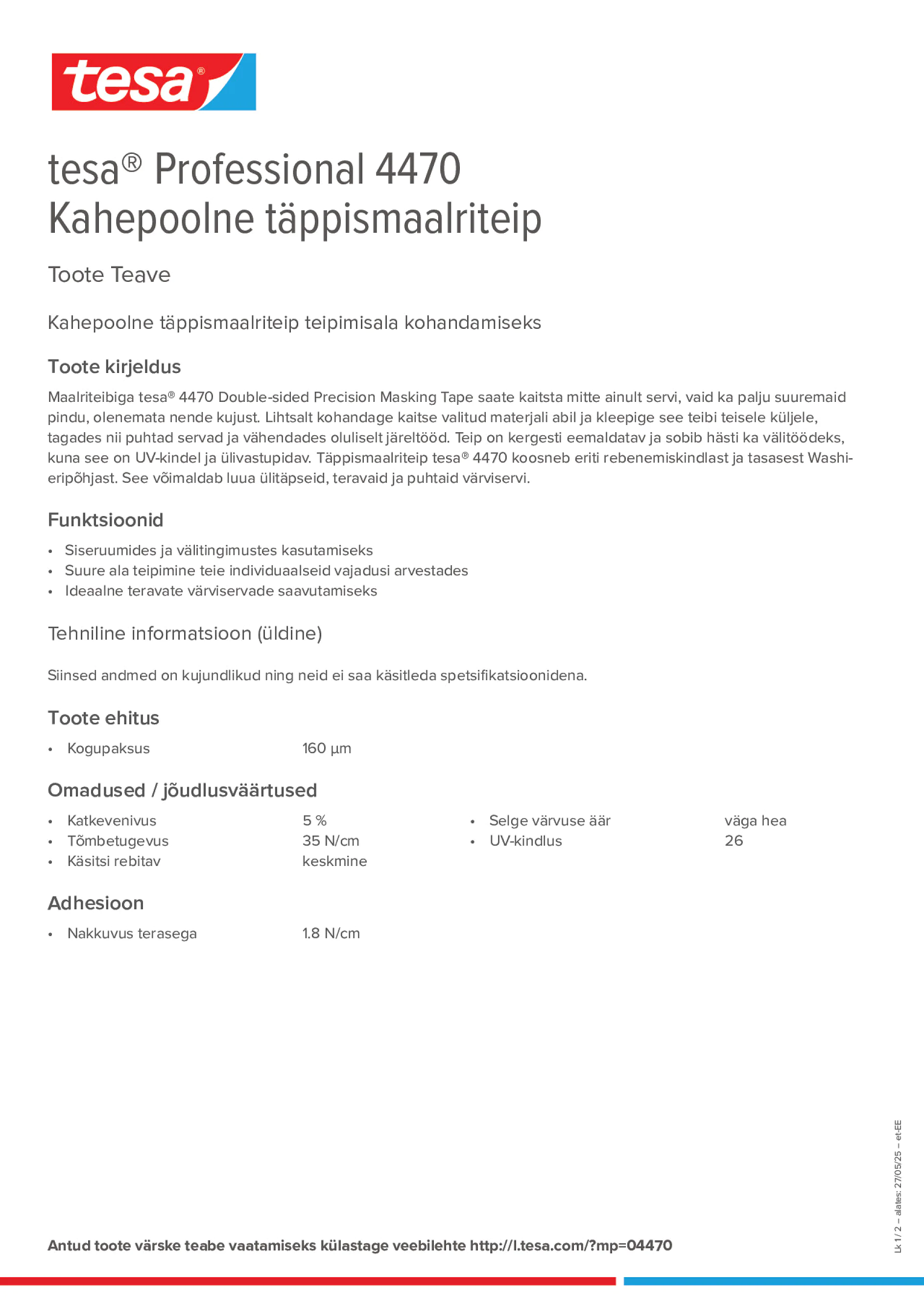 Product information_tesa® Professional 04470_et-EE