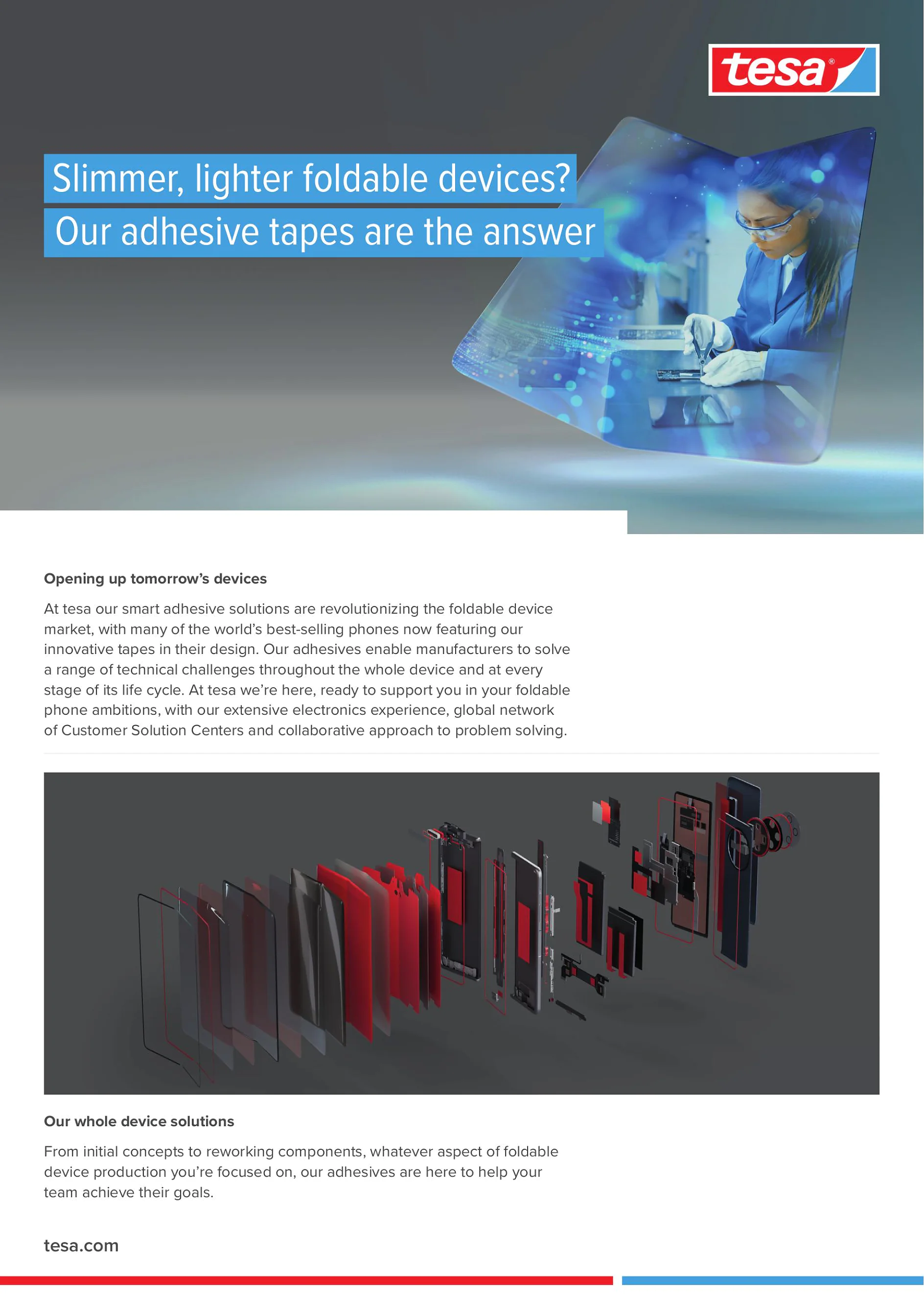 tesa Foldable 2 Pager