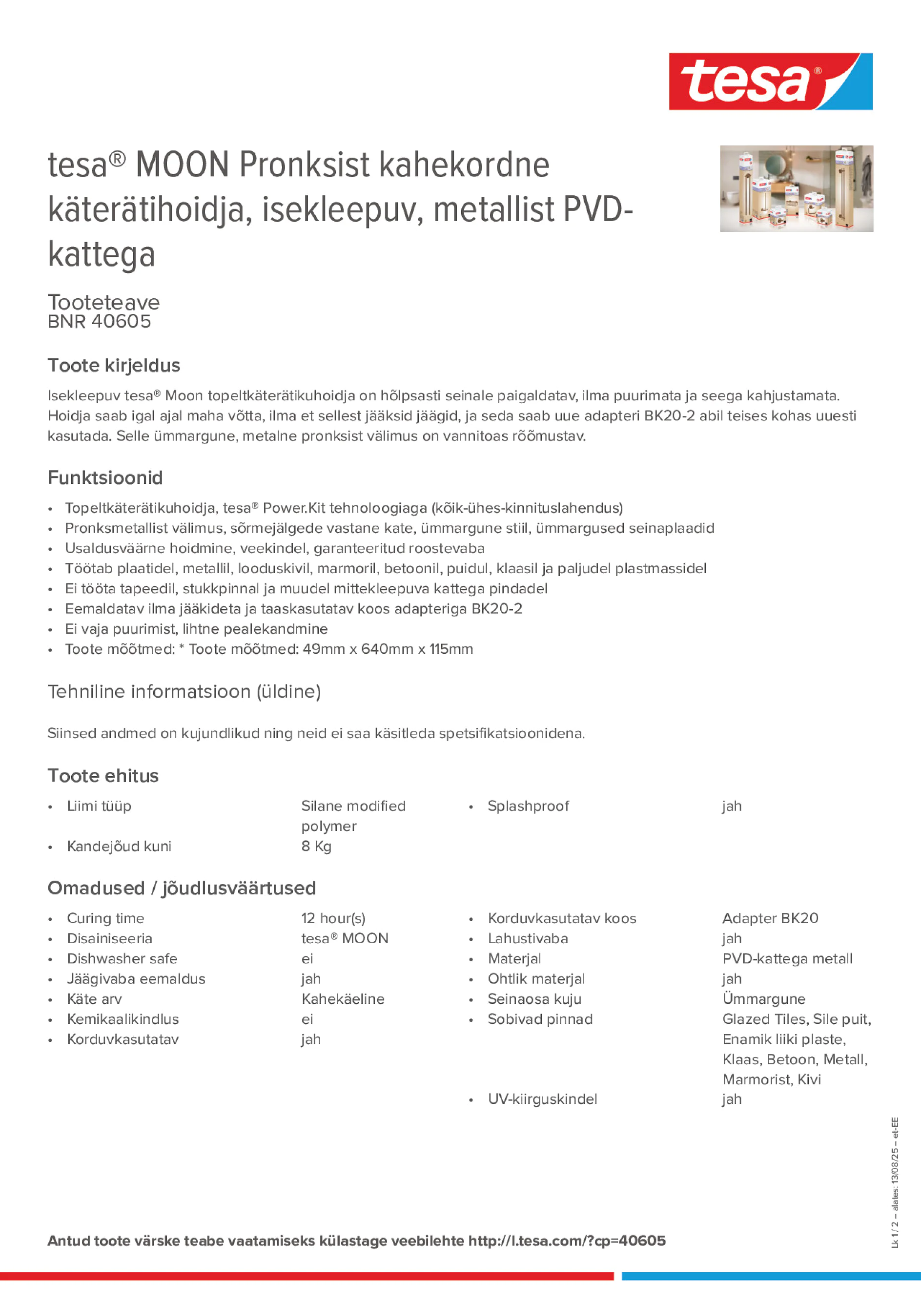 Product information_tesa® 40605_et-EE