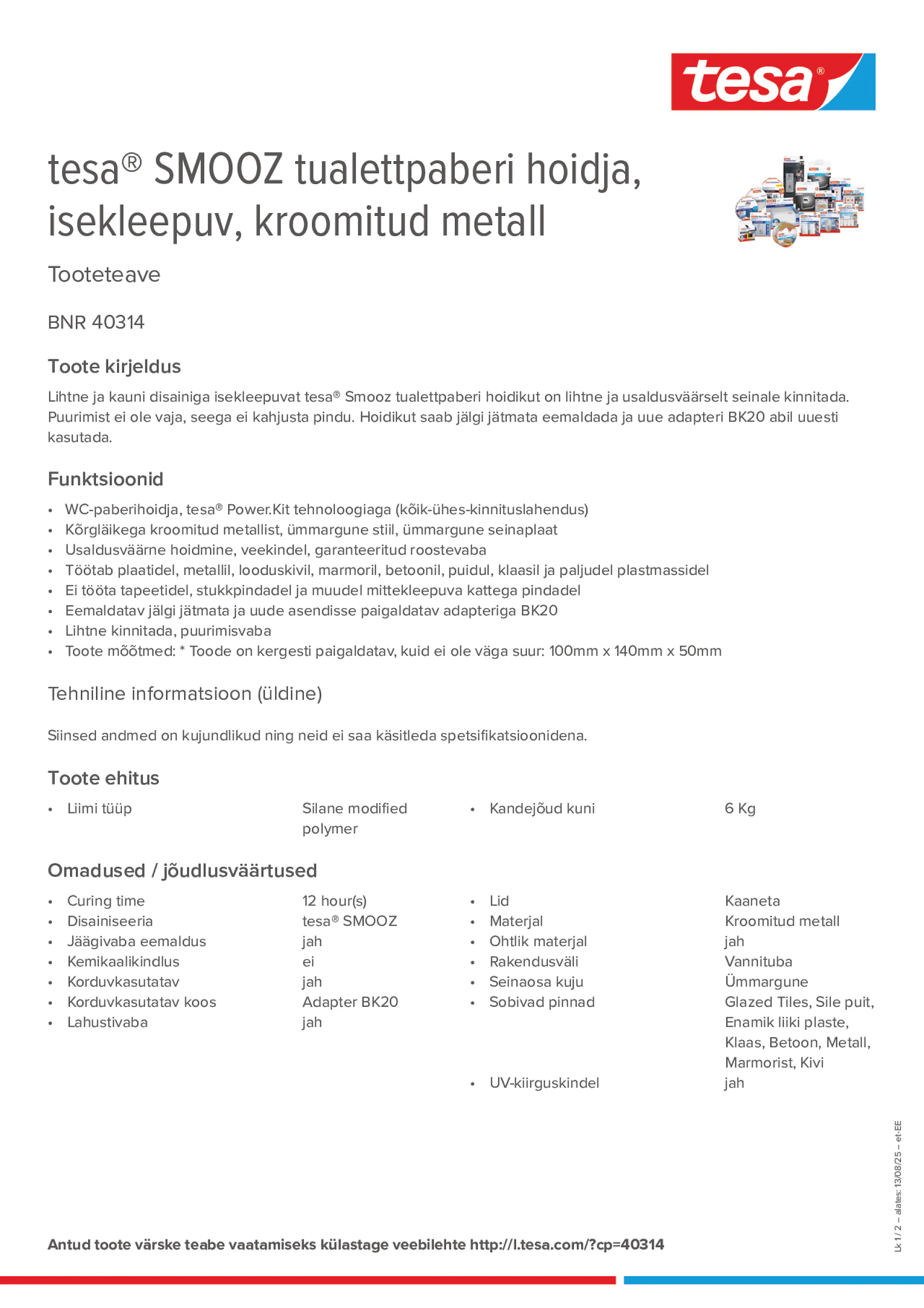 Product information_tesa® 40314_et-EE