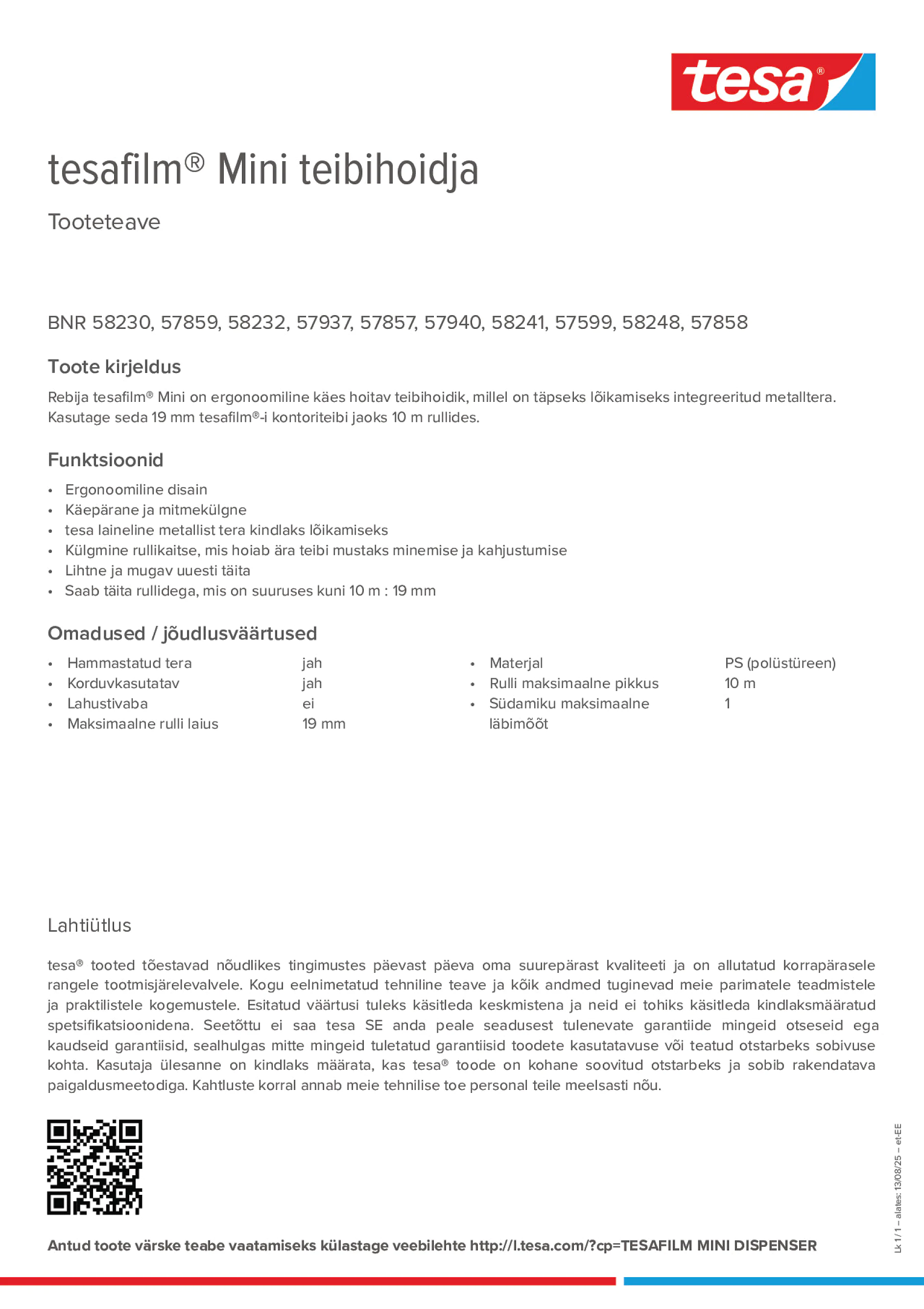 Product information_tesafilm® 57599_et-EE