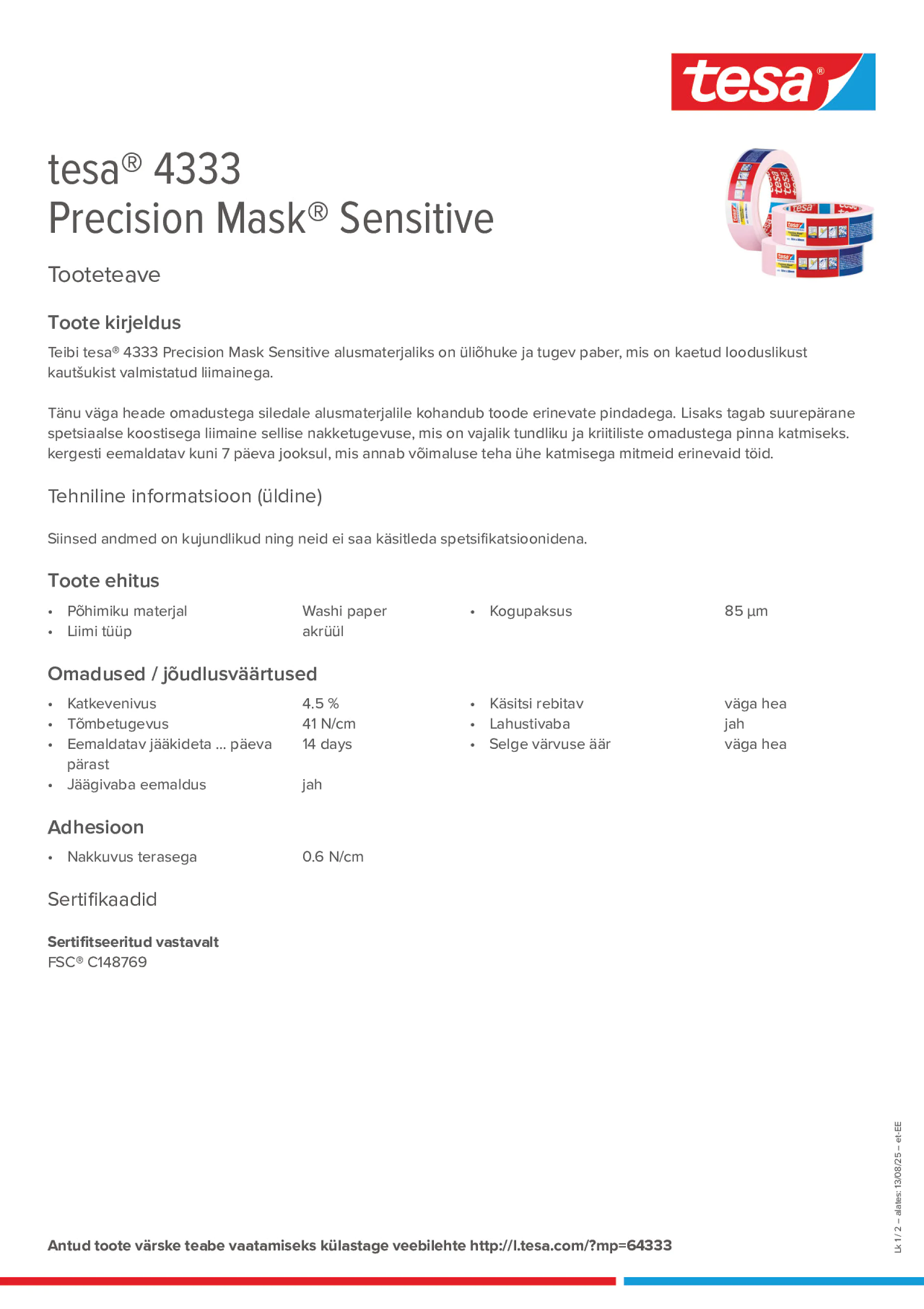 Product information_tesa® 04333_et-EE