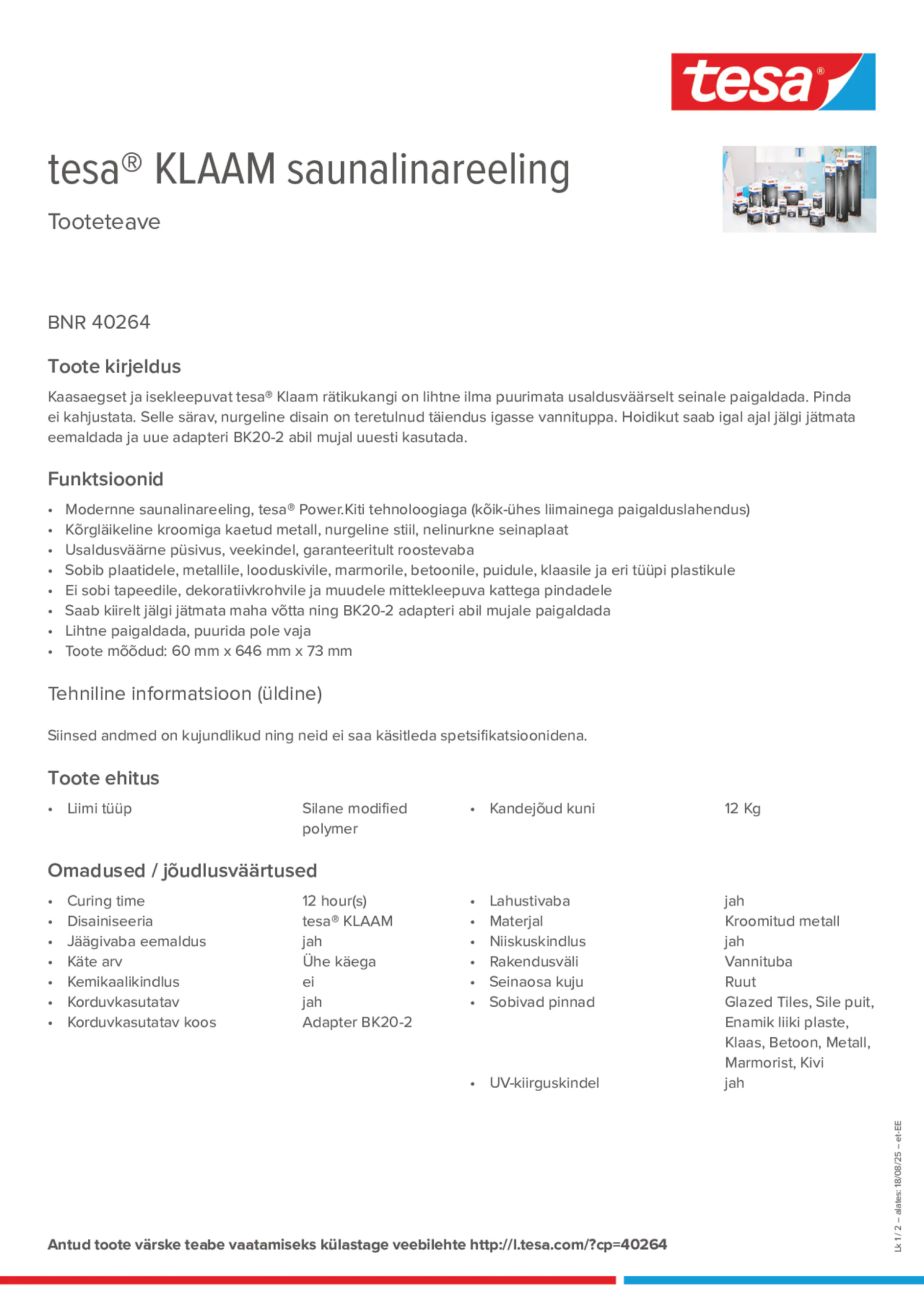 Product information_tesa® 40264_et-EE