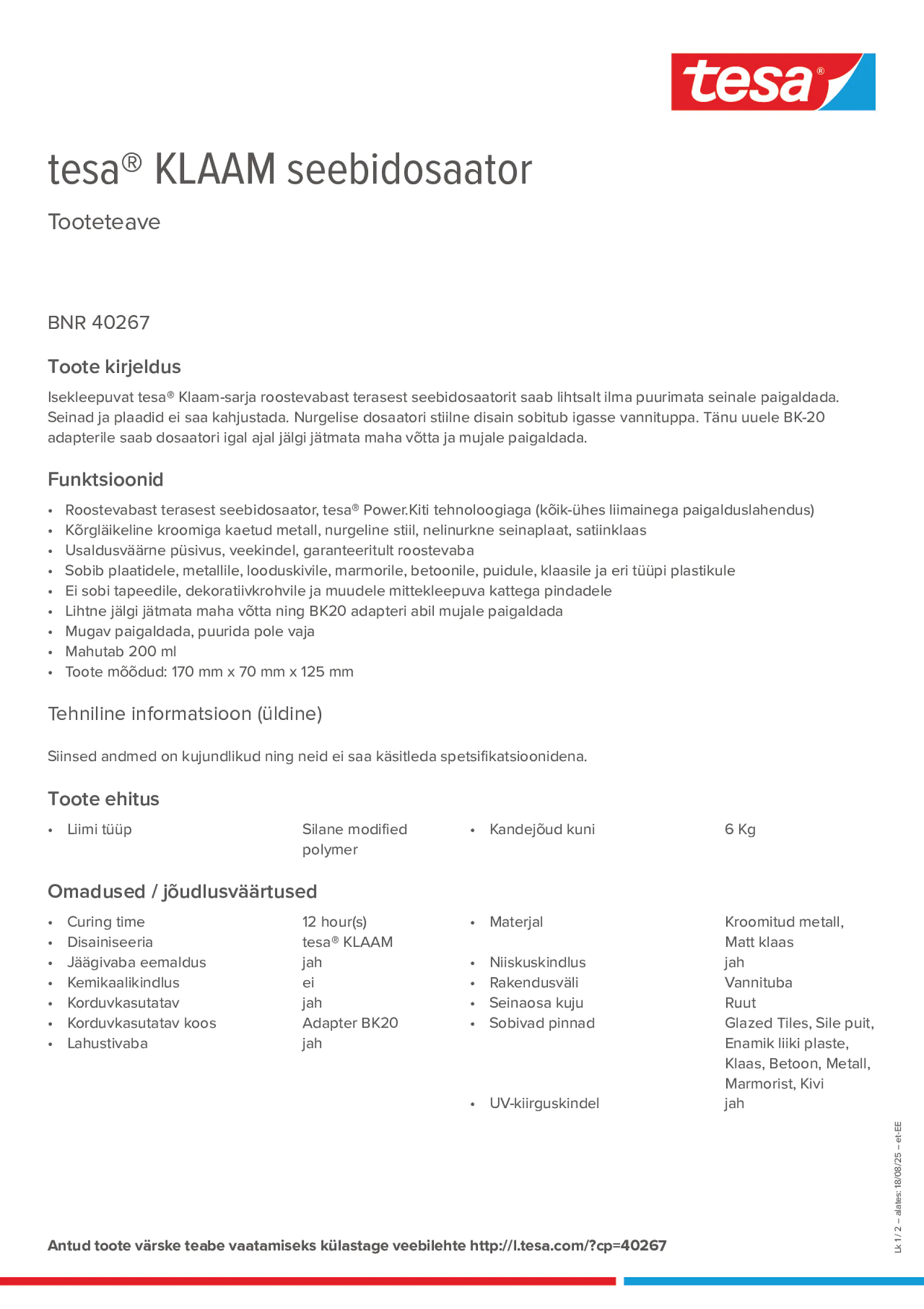 Product information_tesa® 40267_et-EE