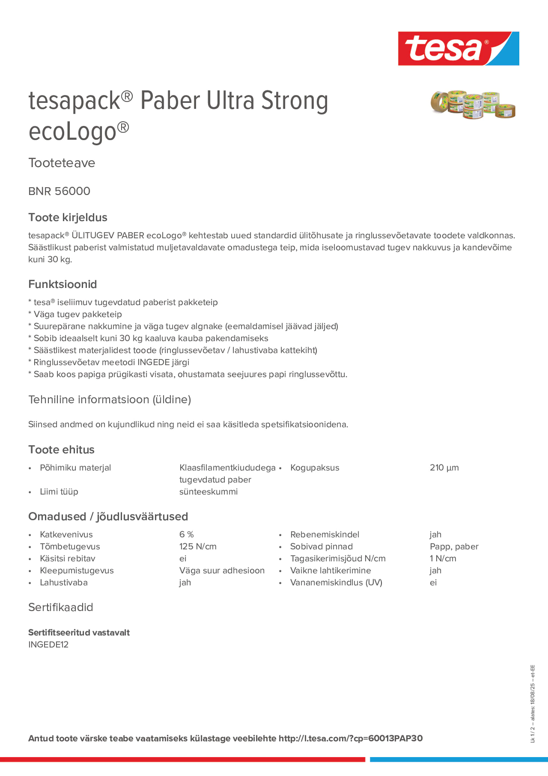 Product information_tesapack® 56000_et-EE