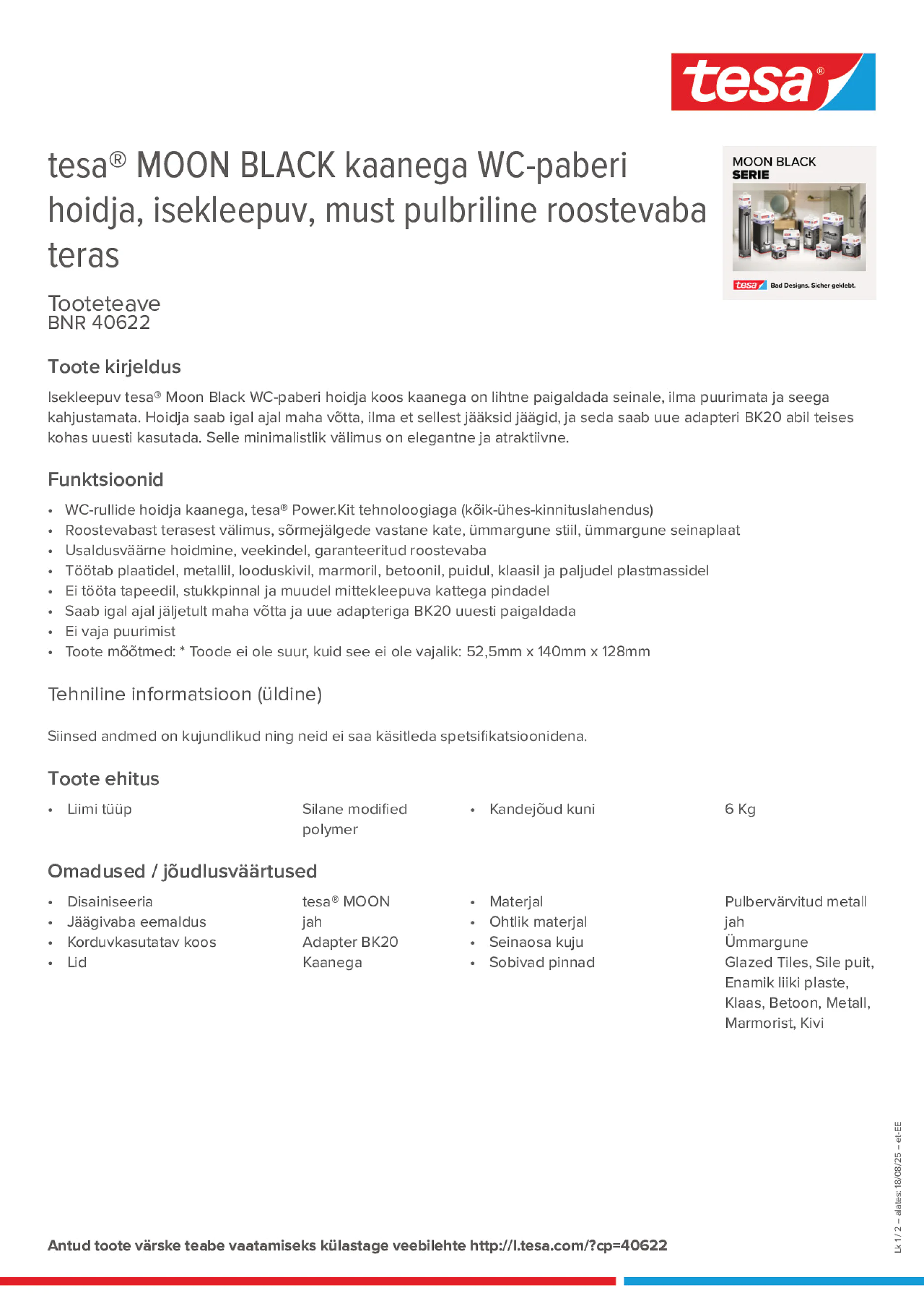 Product information_tesa® 40622_et-EE