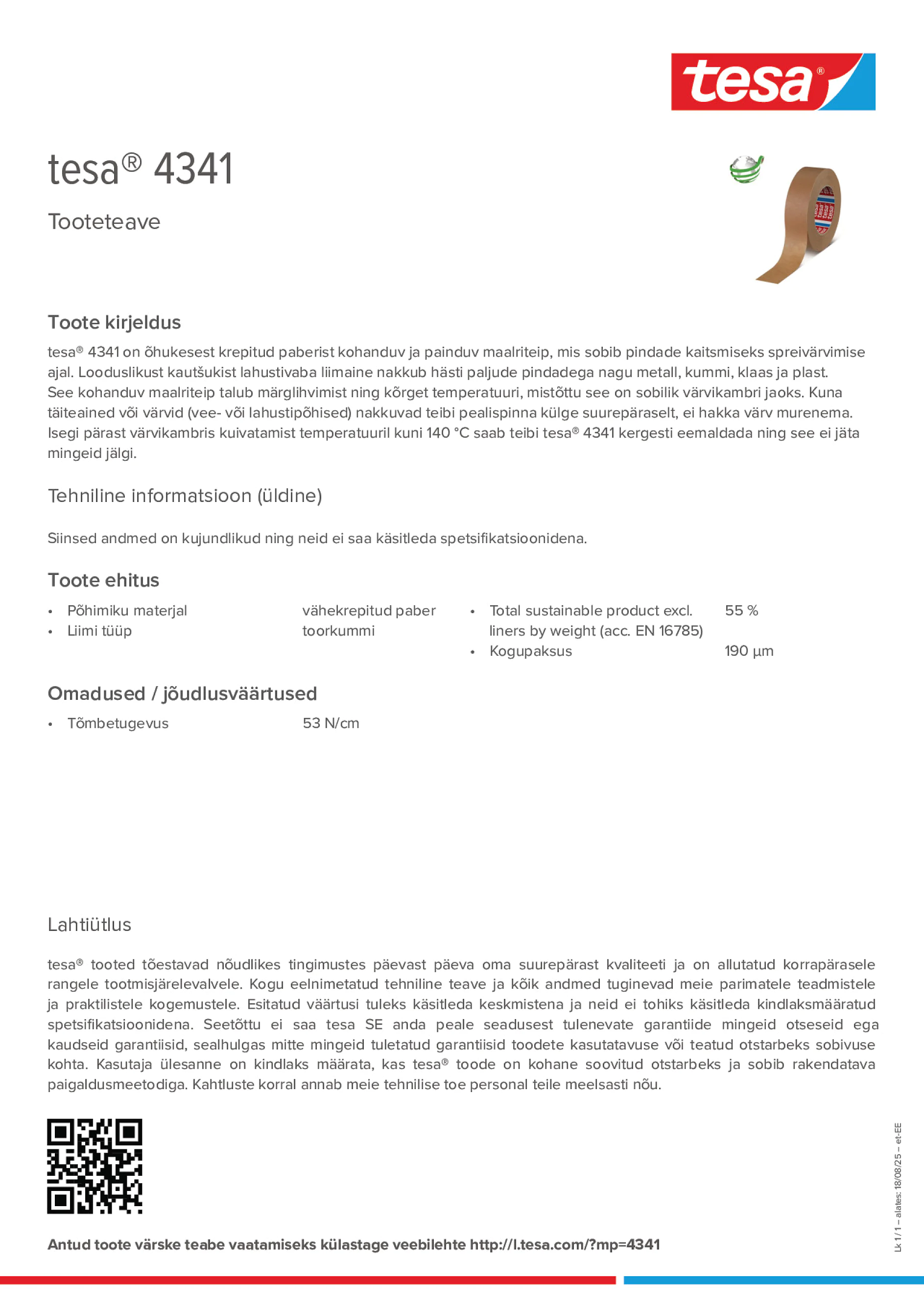 Product information_tesa® 4341_et-EE