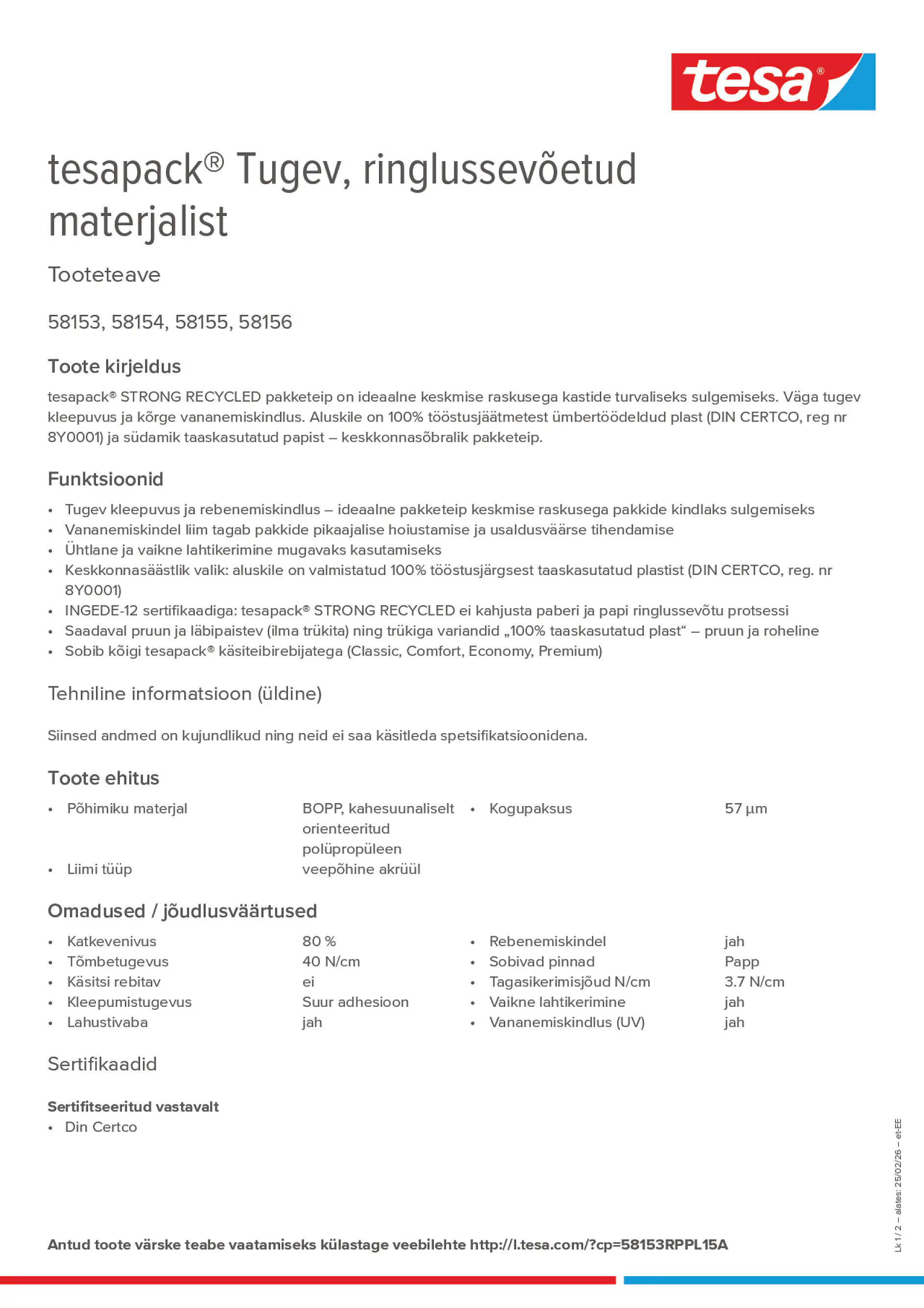Product information_tesapack® 58153RPPL15A_et-EE