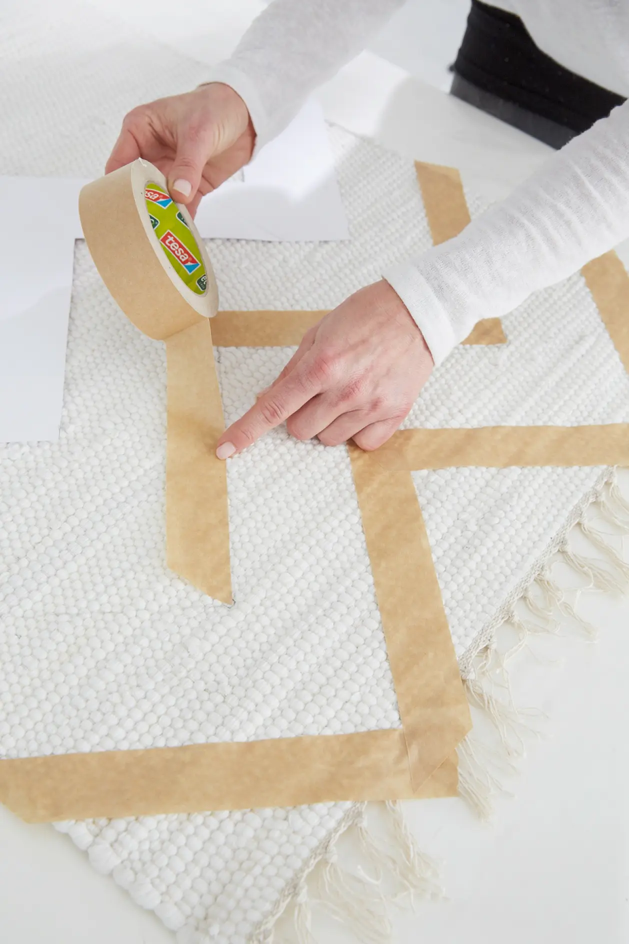 DIY dekoratiivne kalts / 3. samm: Vajuta servi