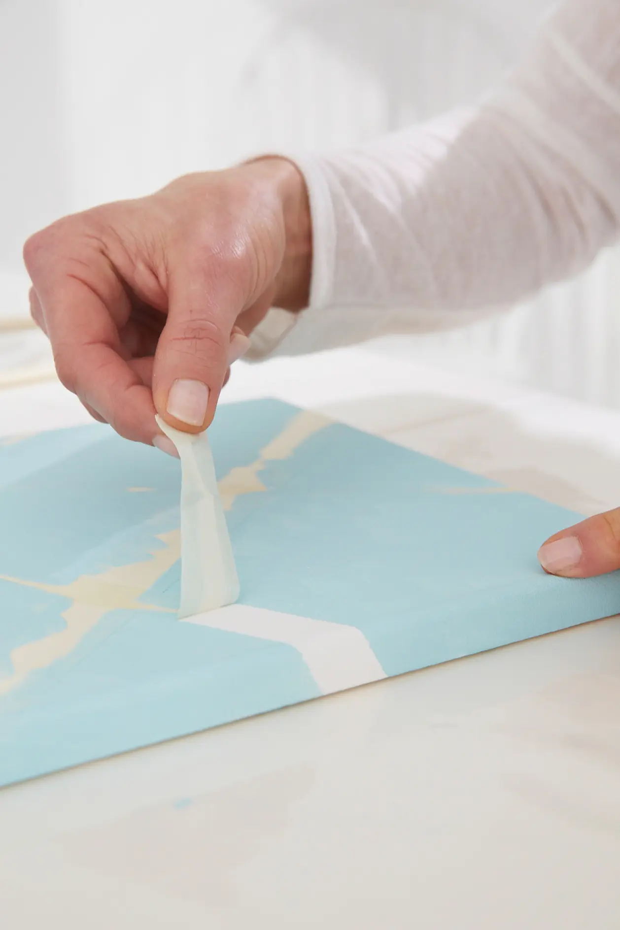 Tee-ise pastellpildid / Samm 4: Eemalda teip