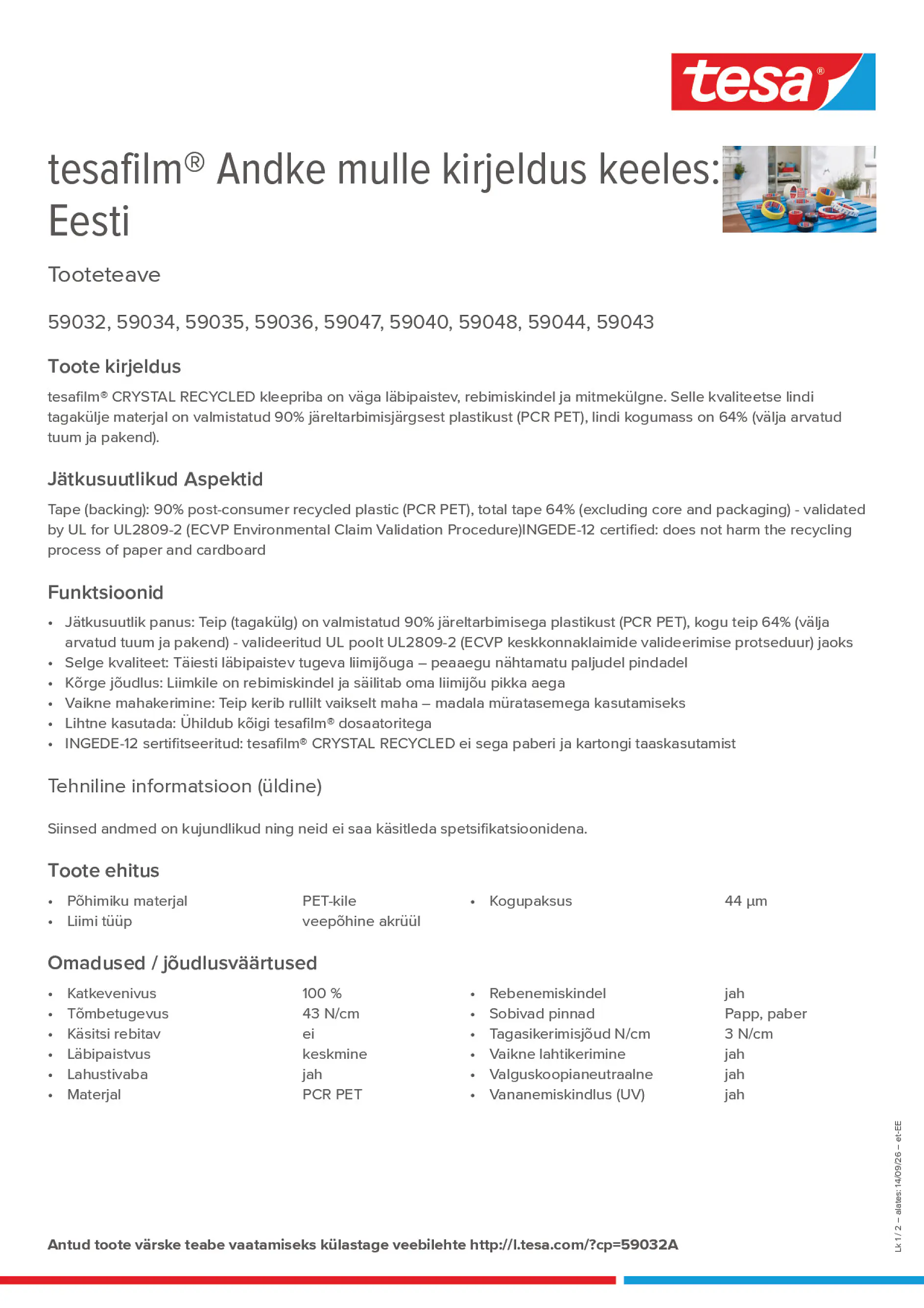 Product information_tesafilm® 59032A_et-EE