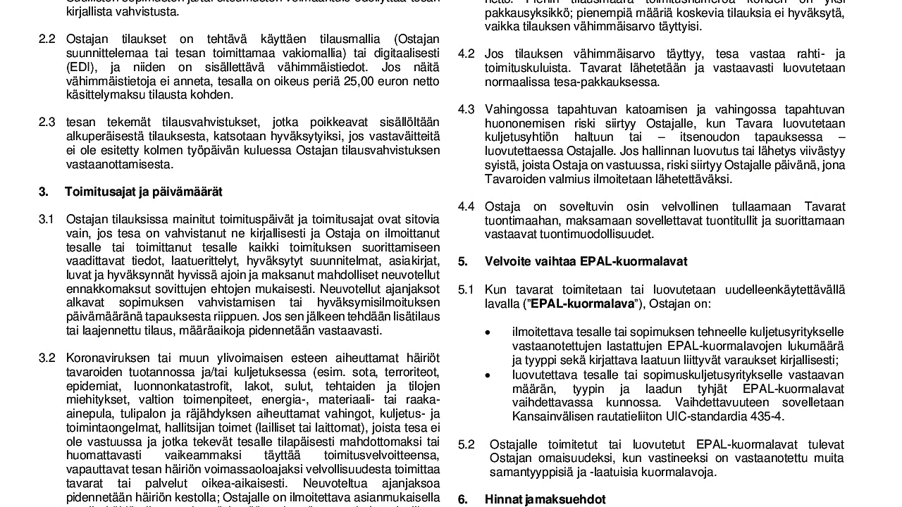 FIN Terms and Conditions 2025