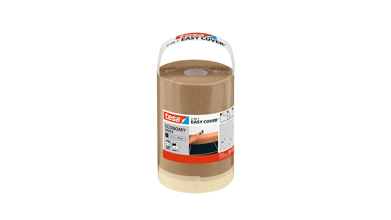 [en-en] tesa Professional Easy Cover Economy&nbsp;Paper Refill, S, 25m x 18cm,&nbsp;(Consumer)