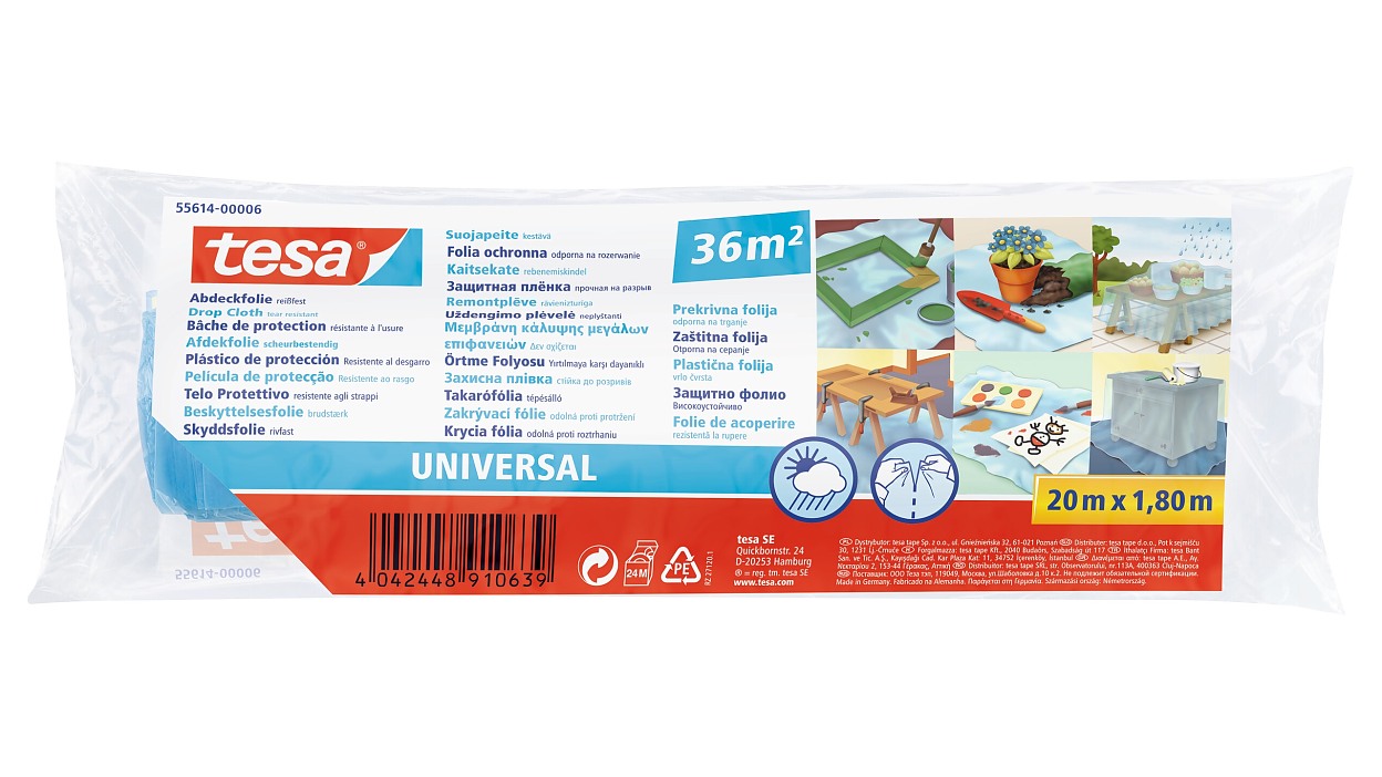 [en-en] tesa drop cloth Universal 20m x 1800mm