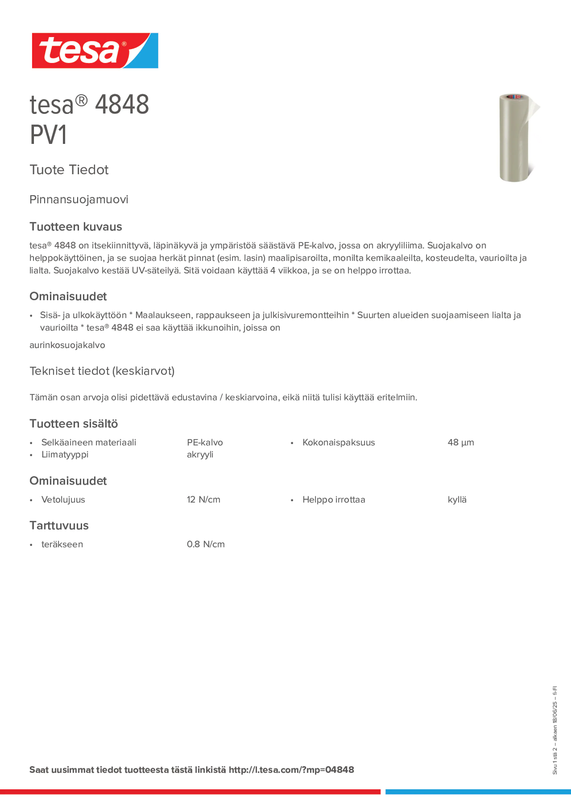 Product information_tesa® 4848_fi-FI