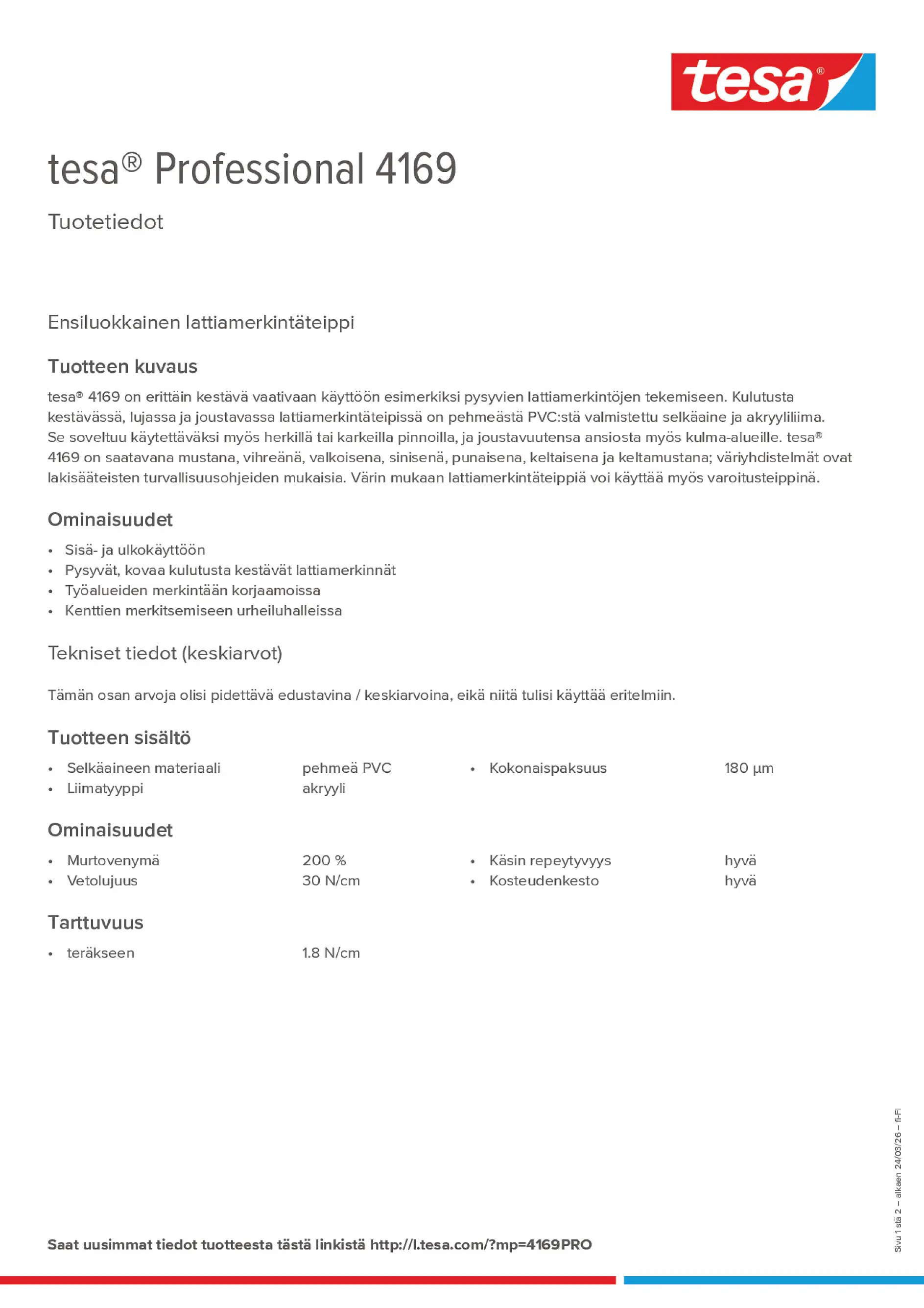 Product information_tesa® Professional 04169_fi-FI