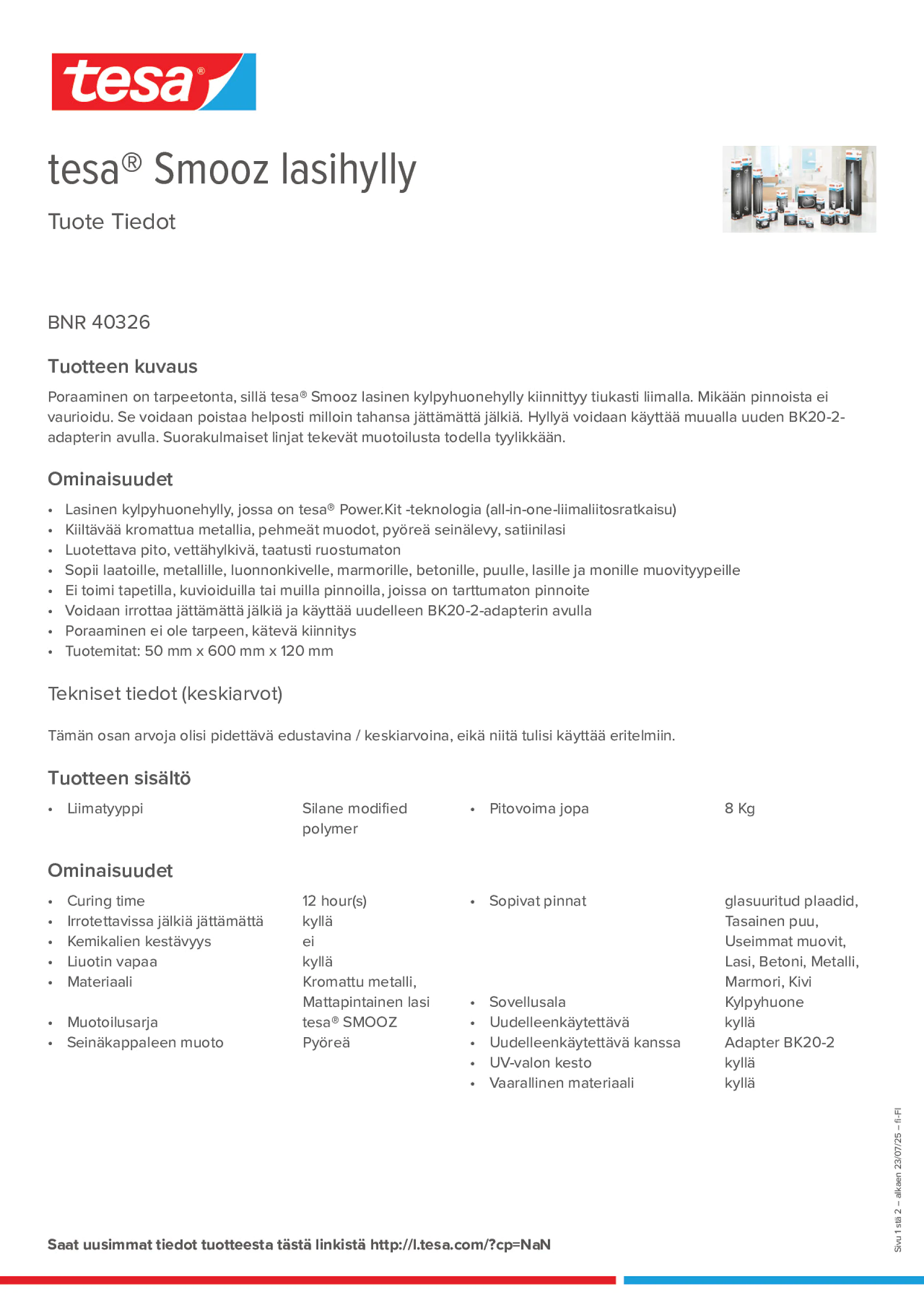 Product information_tesa® 40326_fi-FI