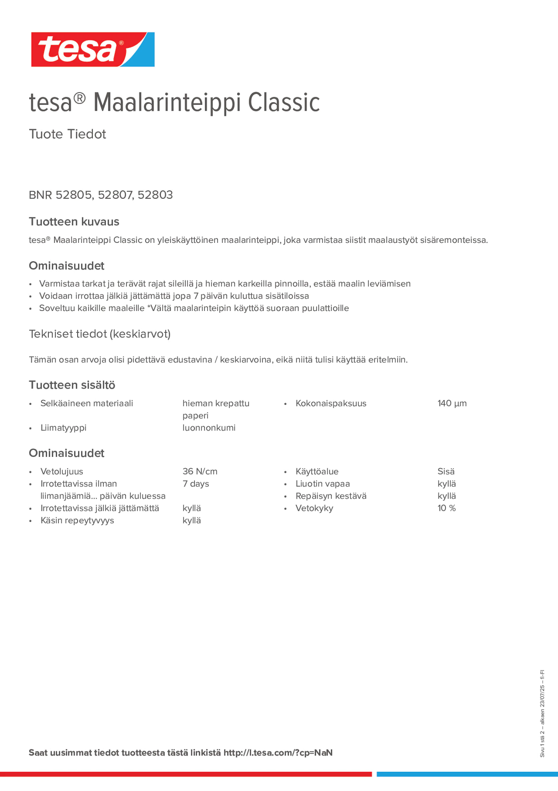 Product information_tesa® 5284_fi-FI