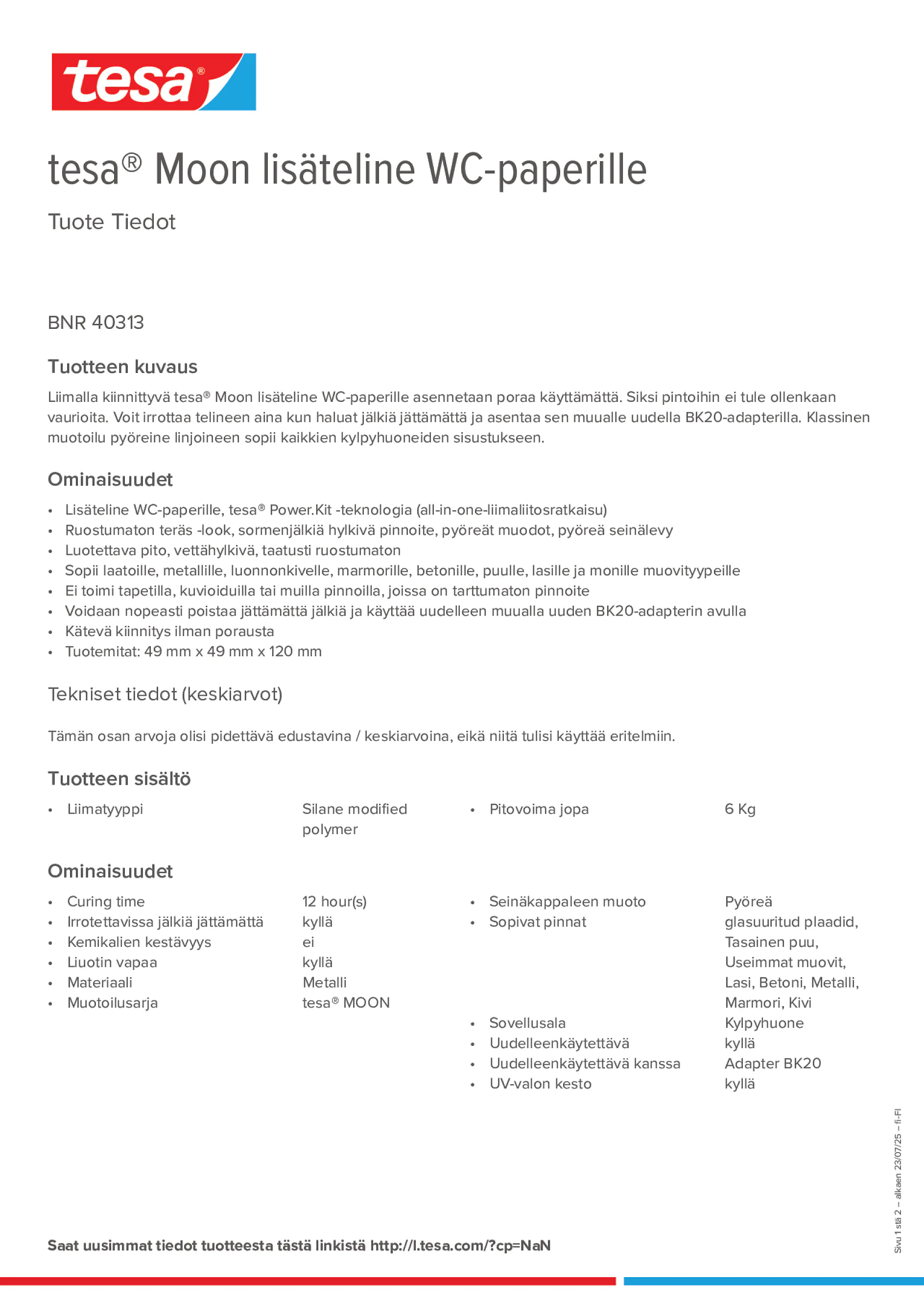 Product information_tesa® 40313_fi-FI
