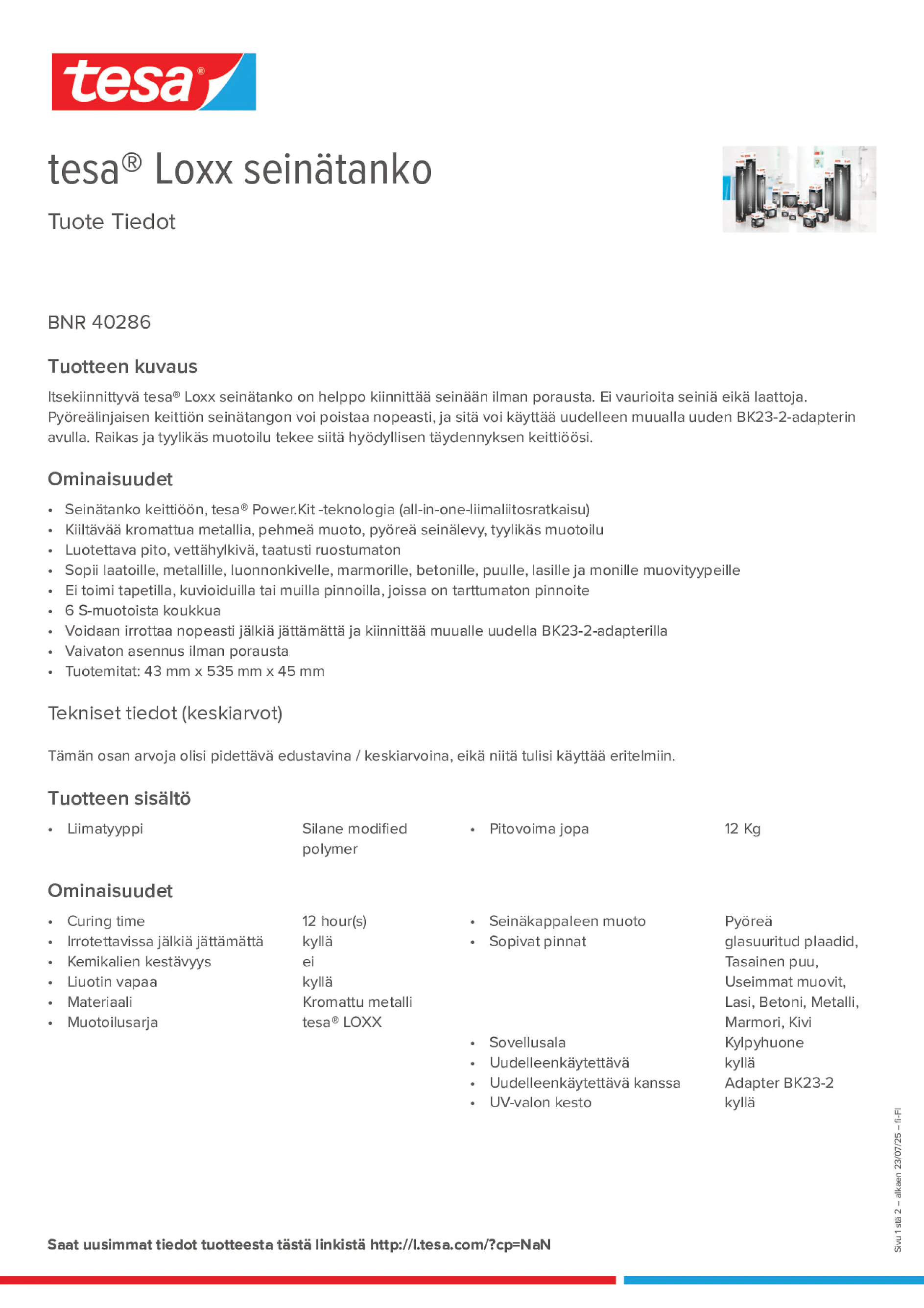 Product information_tesa® 40286_fi-FI