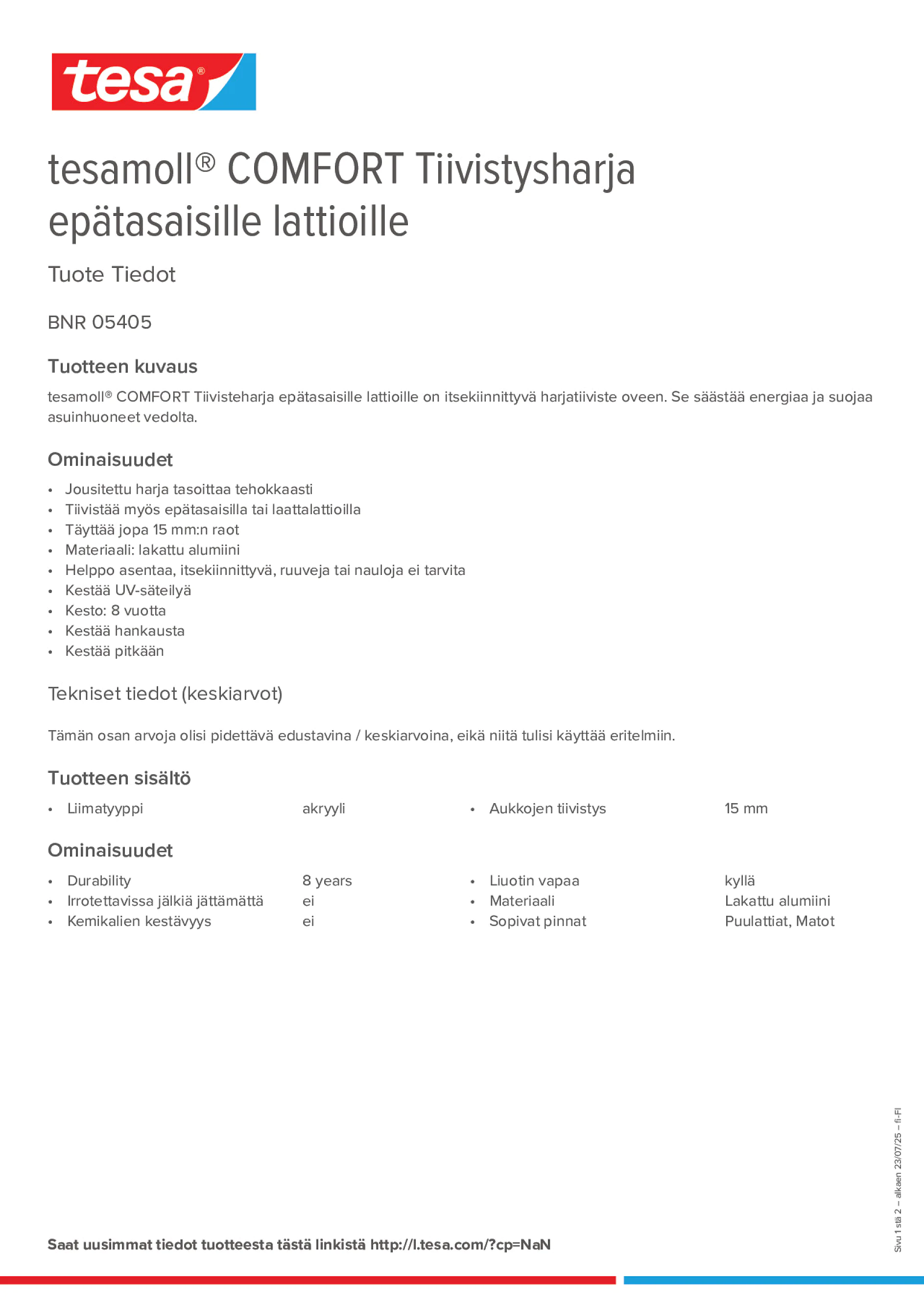 Product information_tesamoll® 05405_fi-FI