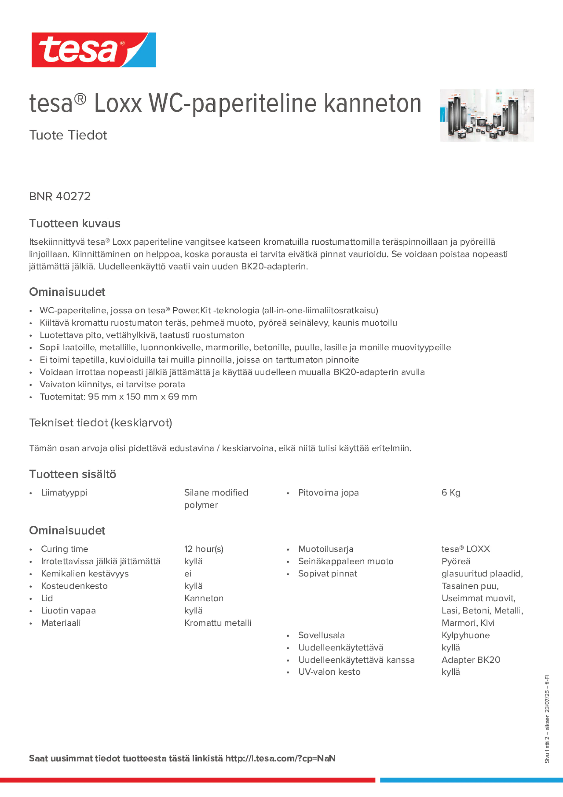 Product information_tesa® 40272_fi-FI