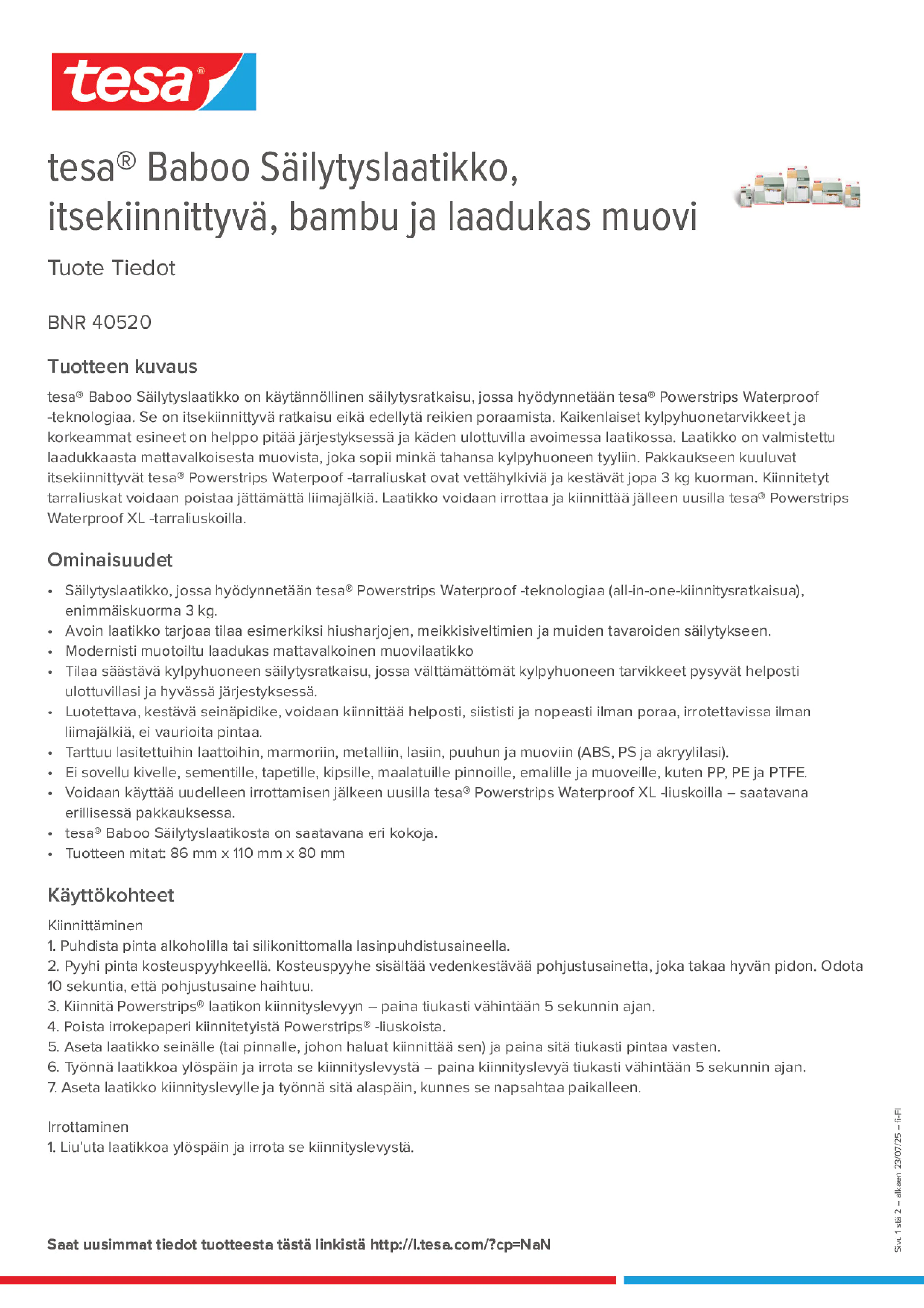 Product information_tesa® 40520_fi-FI