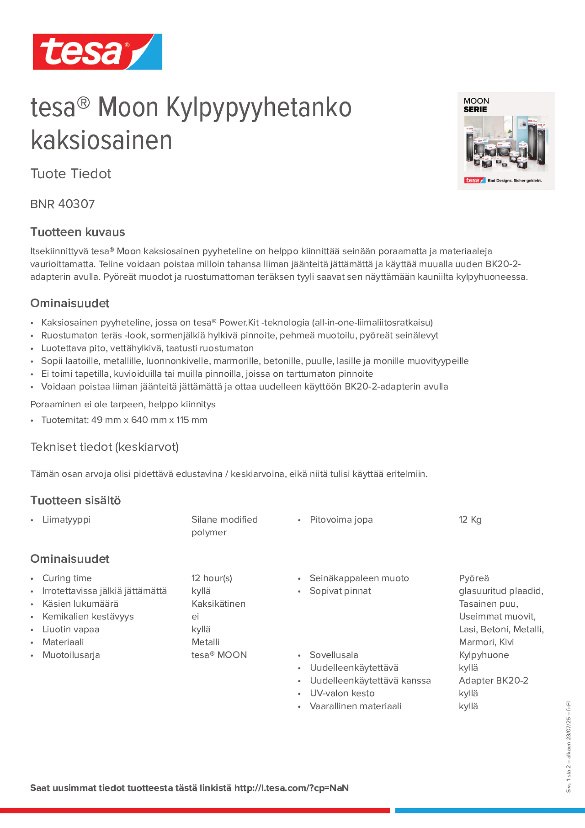 Product information_tesa® 40307_fi-FI