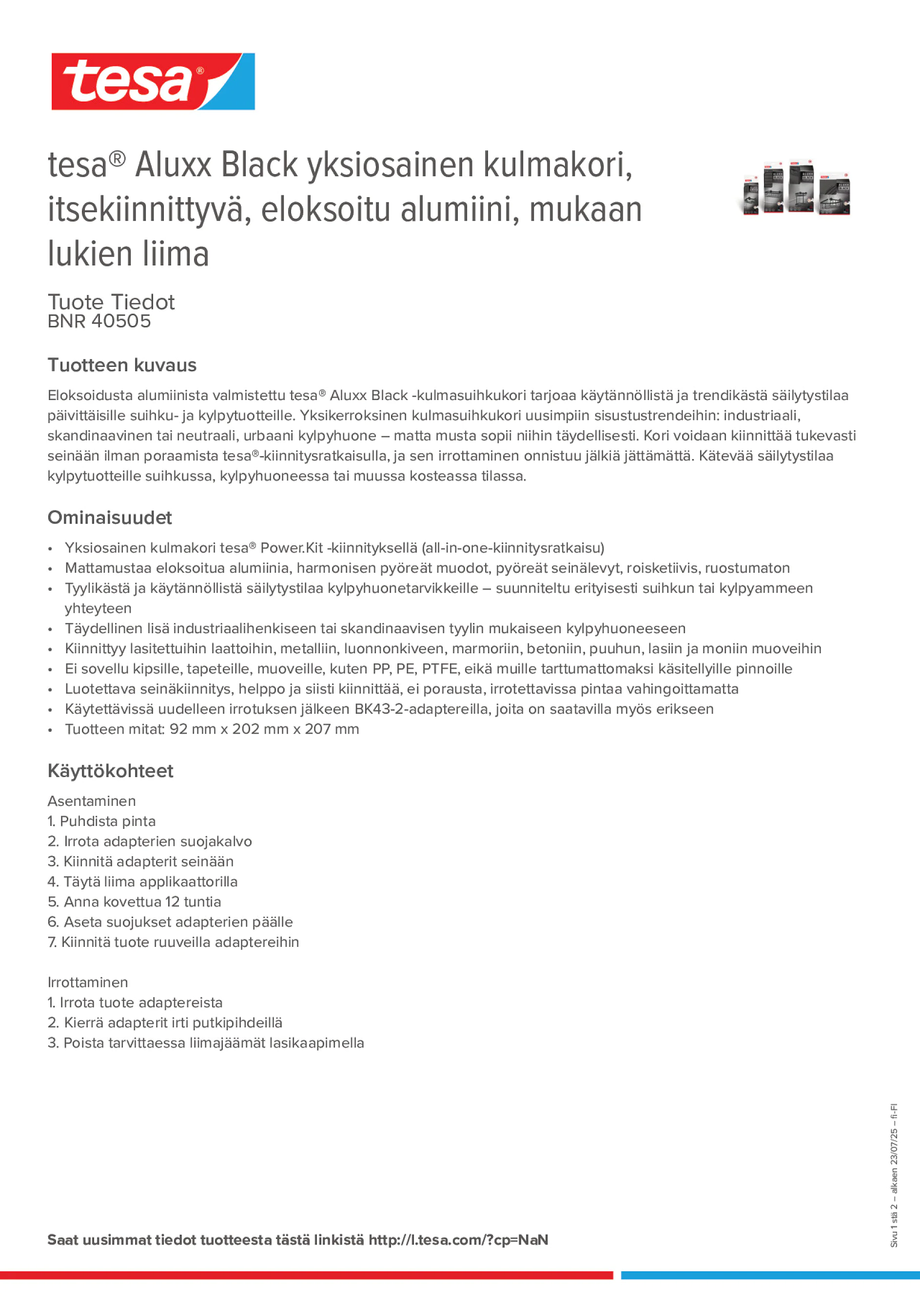 Product information_tesa® 40505_fi-FI